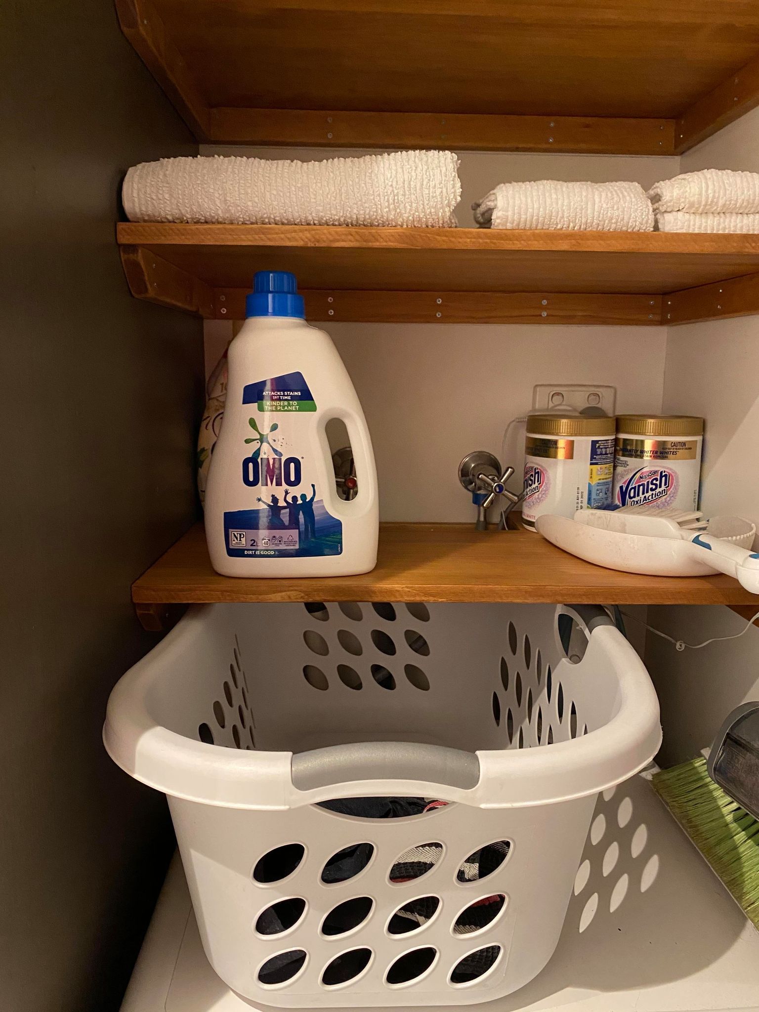 New bathroom/laundry shelving Bunnings community