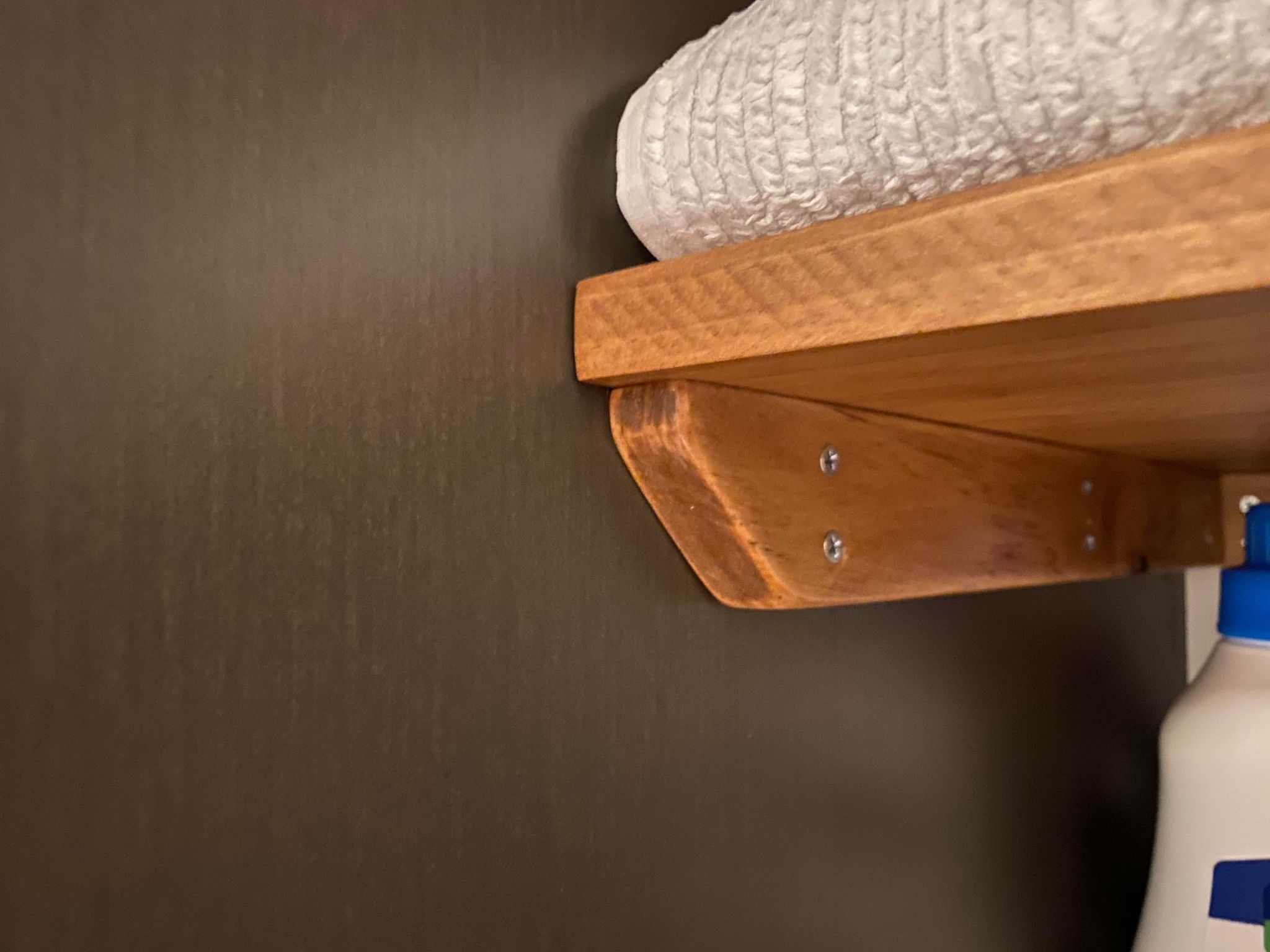 New bathroom/laundry shelving Bunnings community