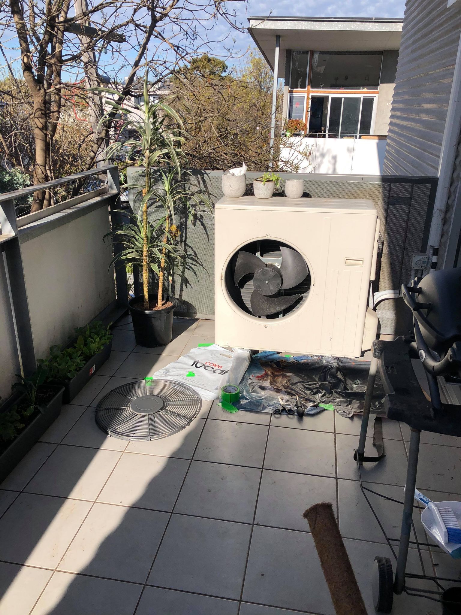 Custom air conditioner cover and barbecu... Bunnings community