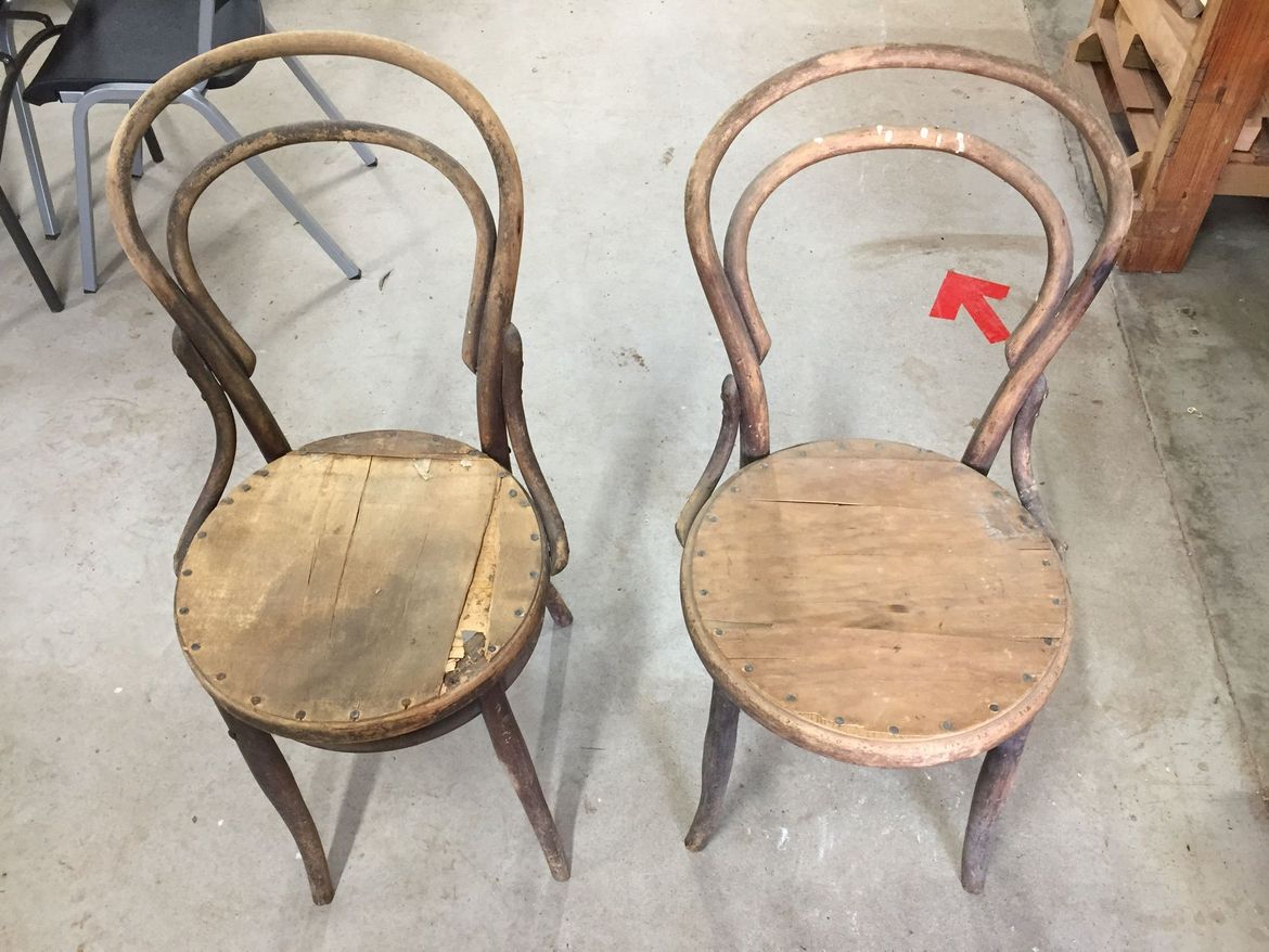 Two chairs to refurbish