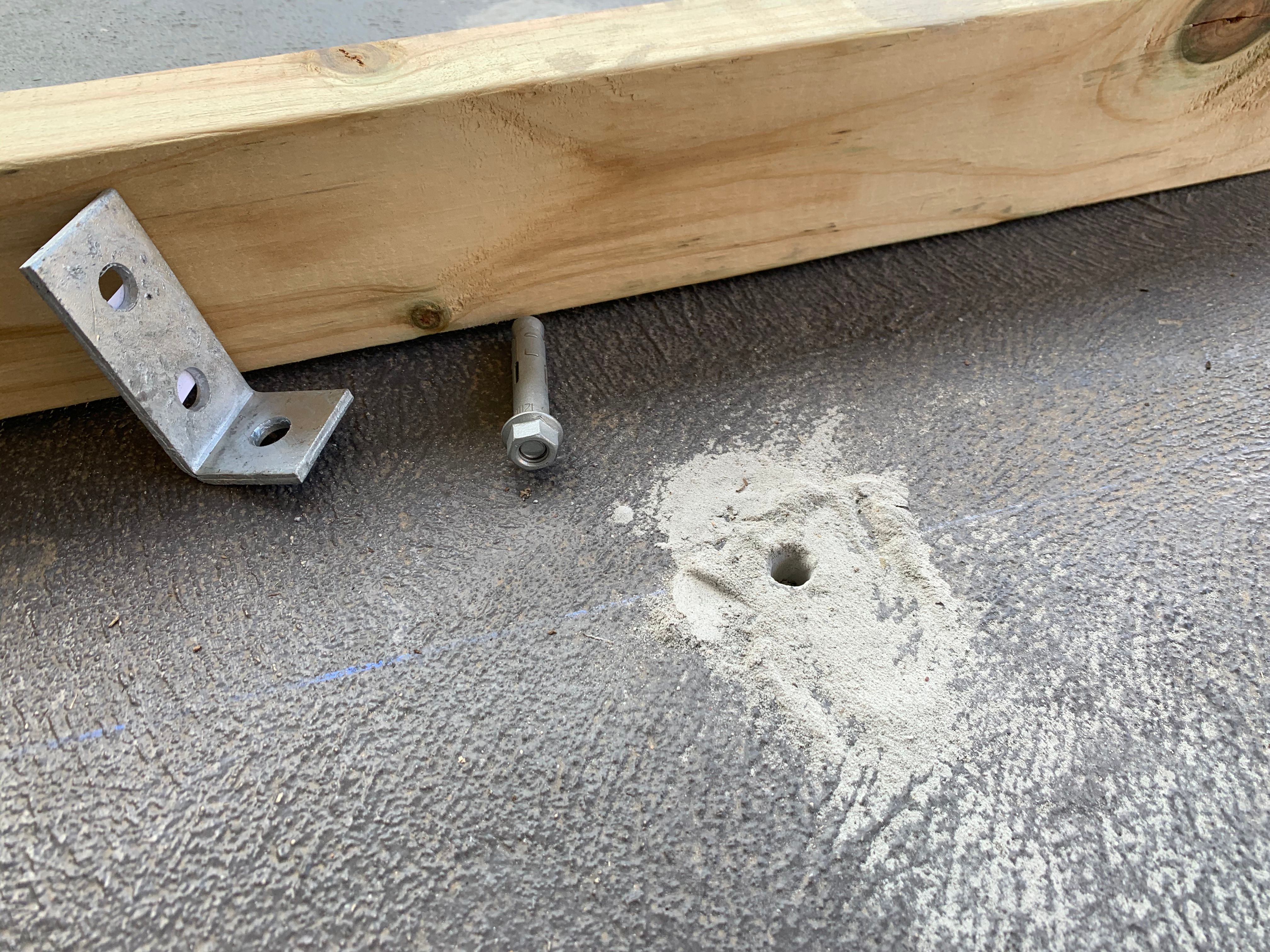 Merbau decking over concrete slab Bunnings community