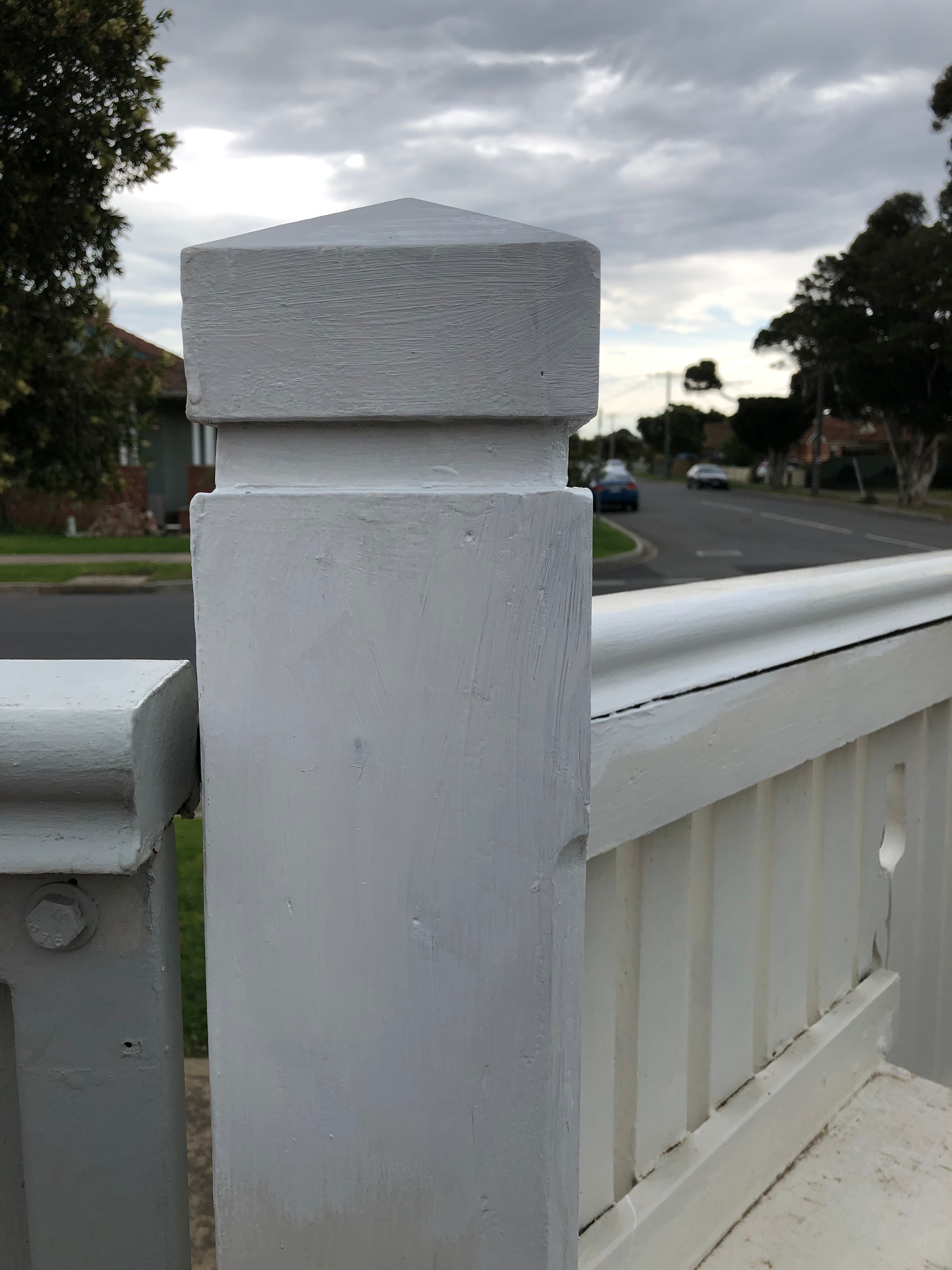 Front fence post repair corner rotting t... Bunnings community