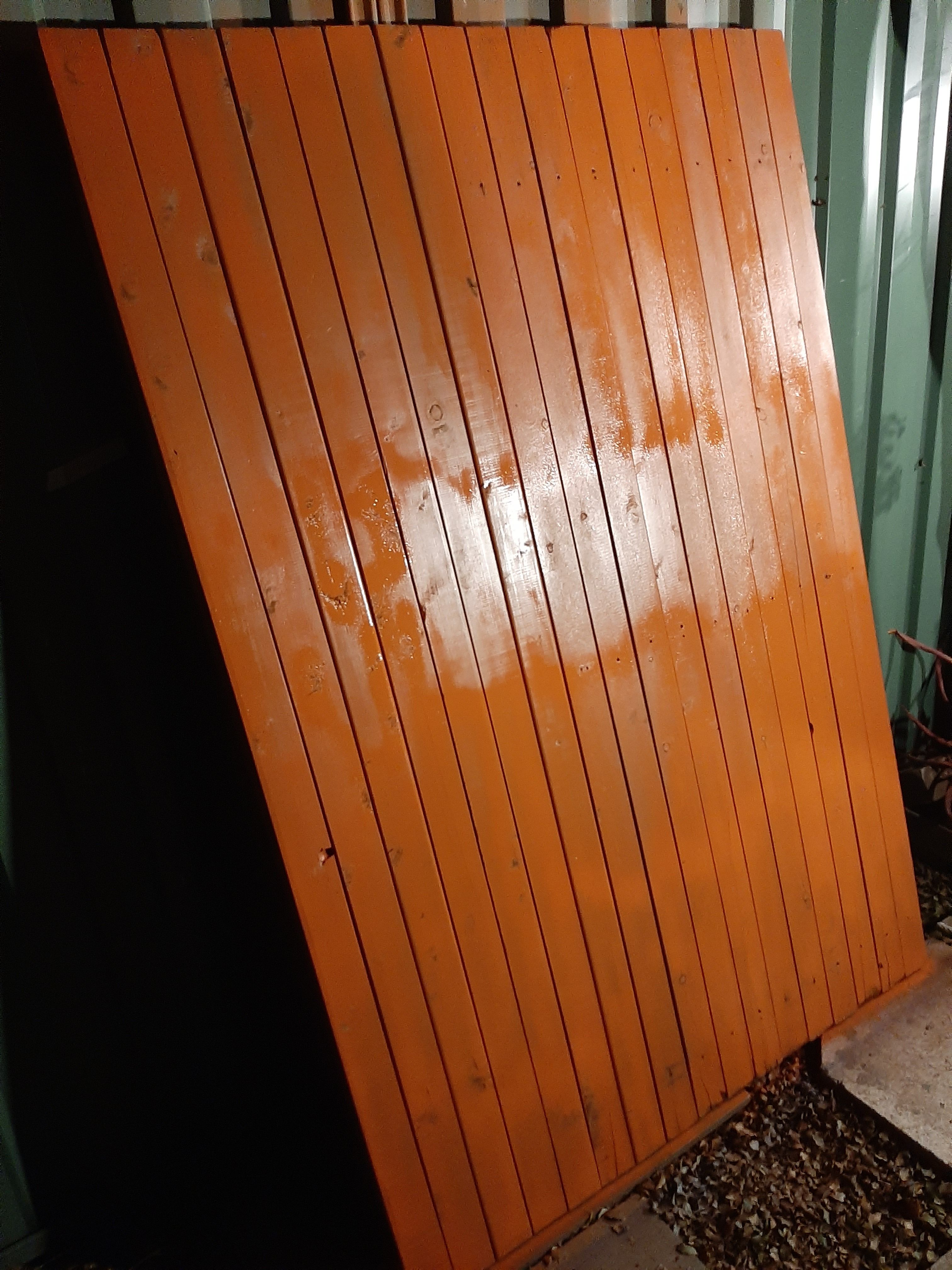 Turned an old picket gate into a rustic Bunnings community