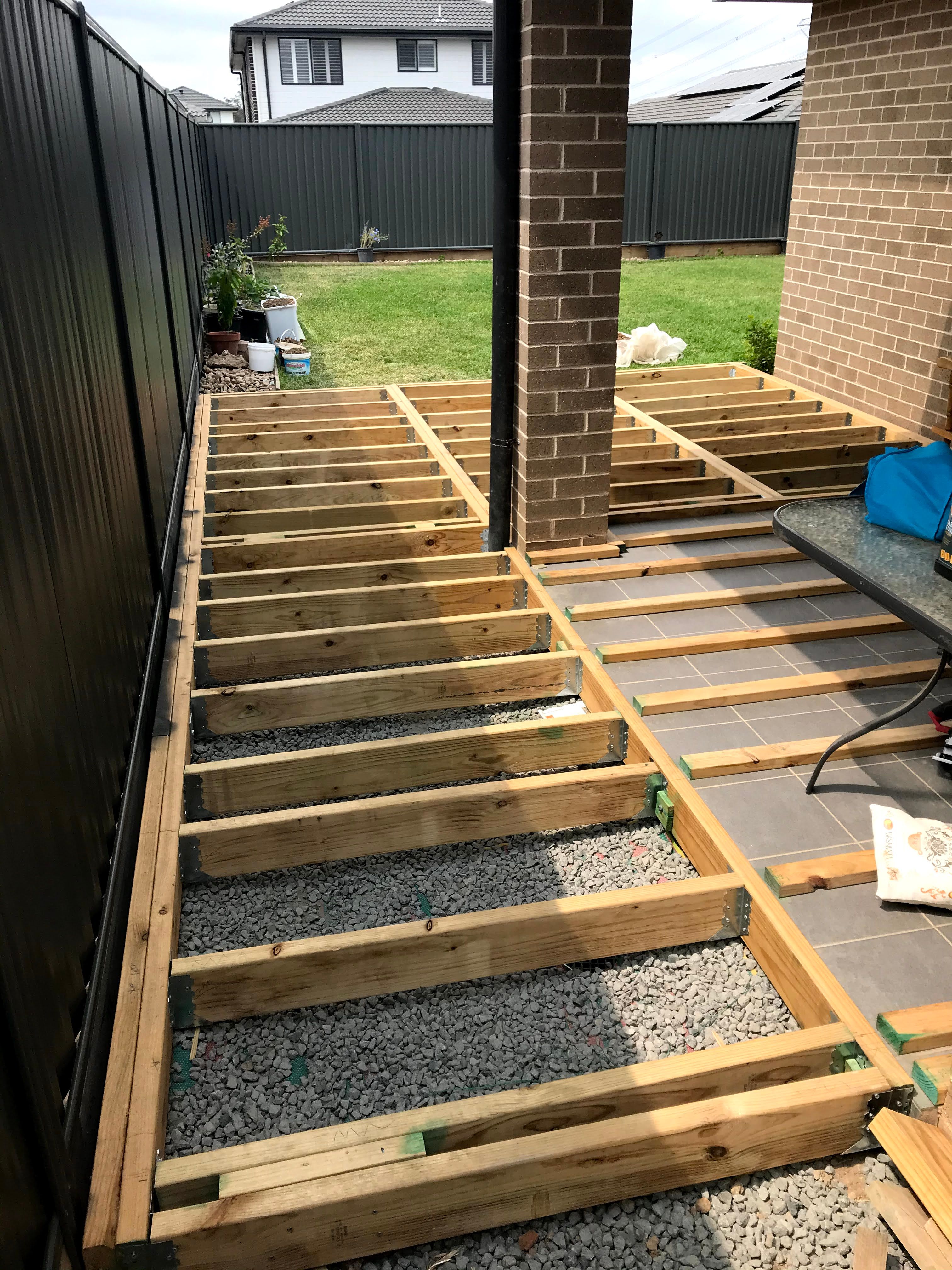My backyard deck project with Ekodeck Bunnings community
