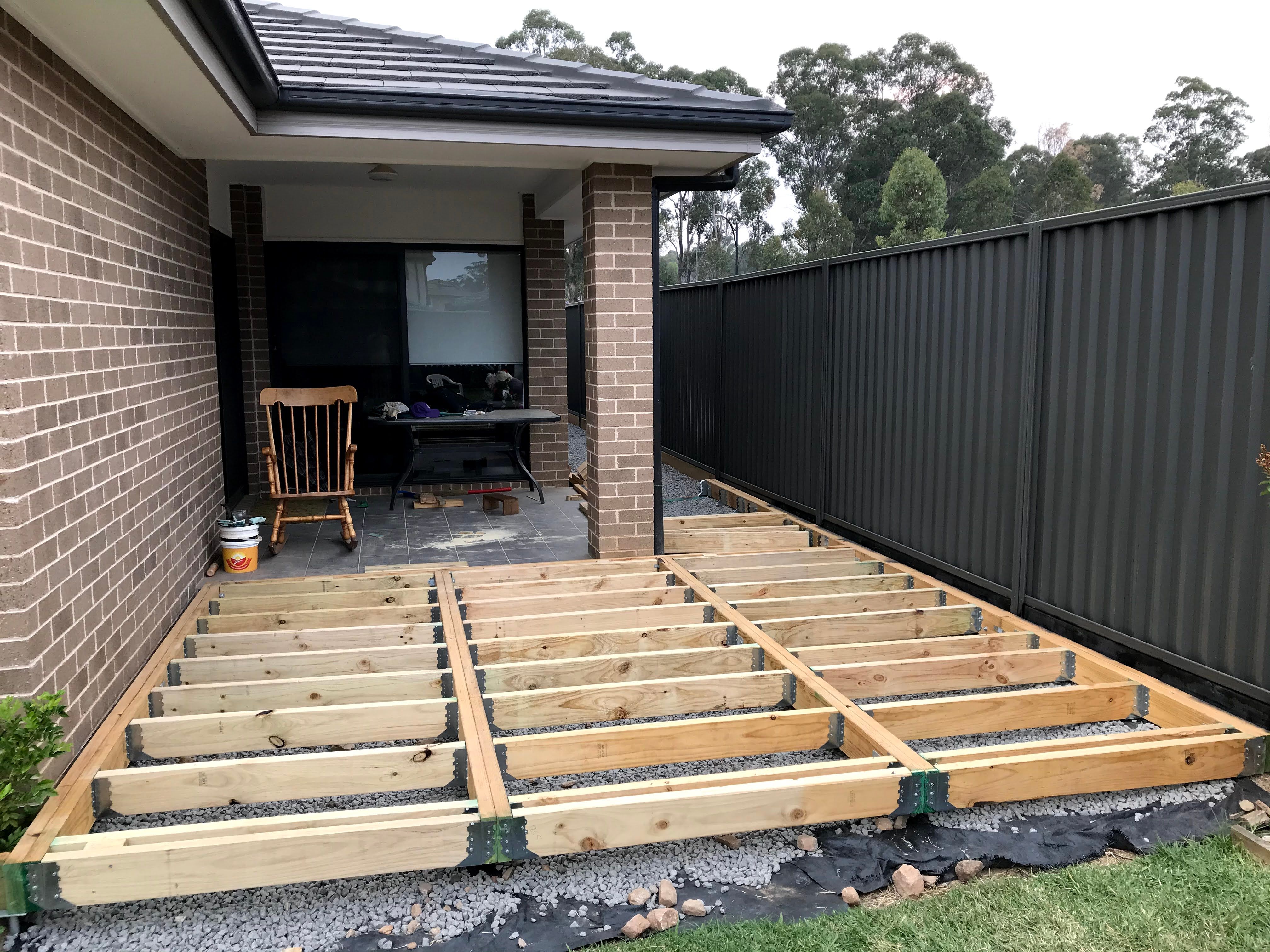My backyard deck project with Ekodeck Bunnings community