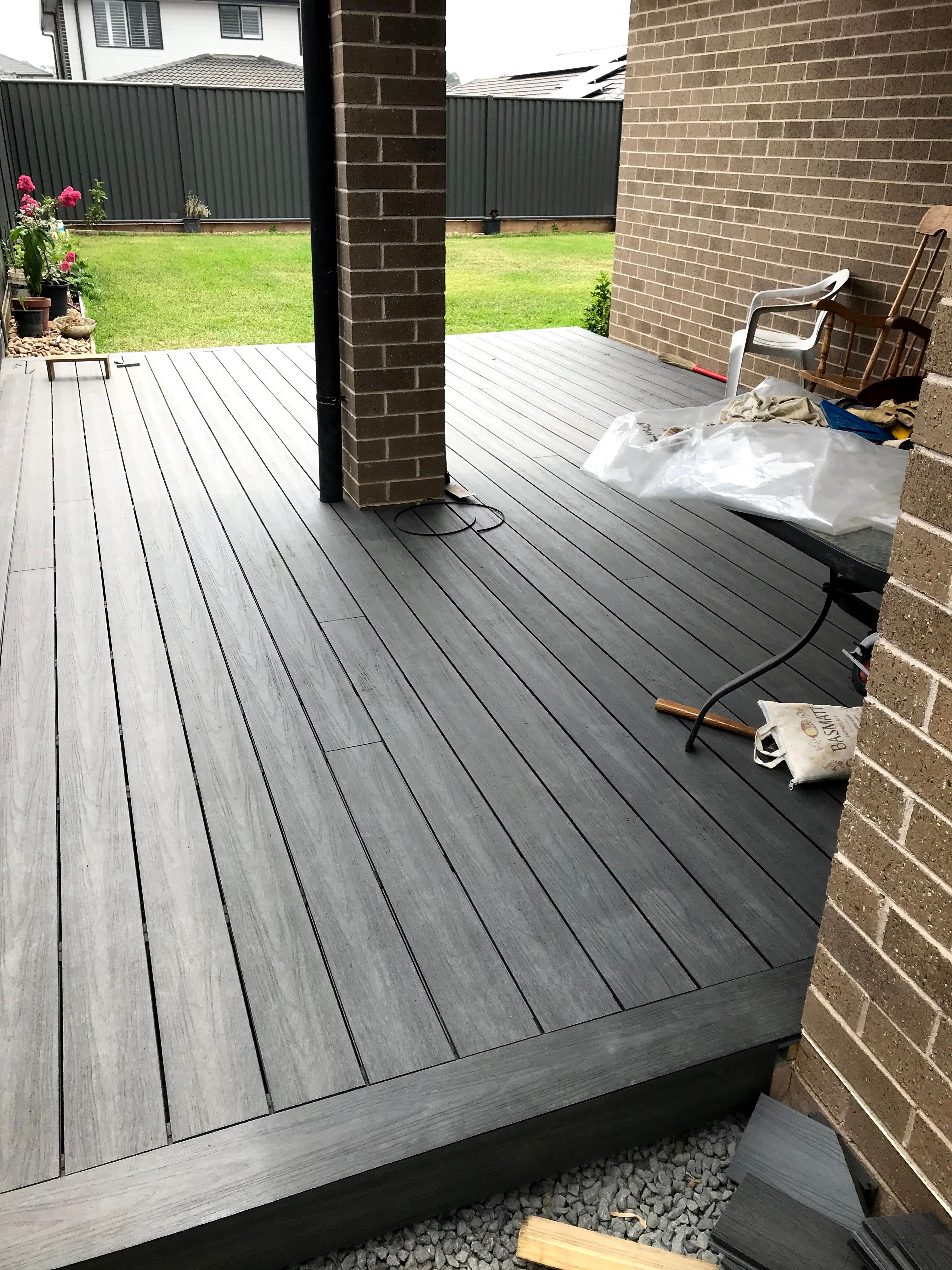 My backyard deck project with Ekodeck Bunnings community