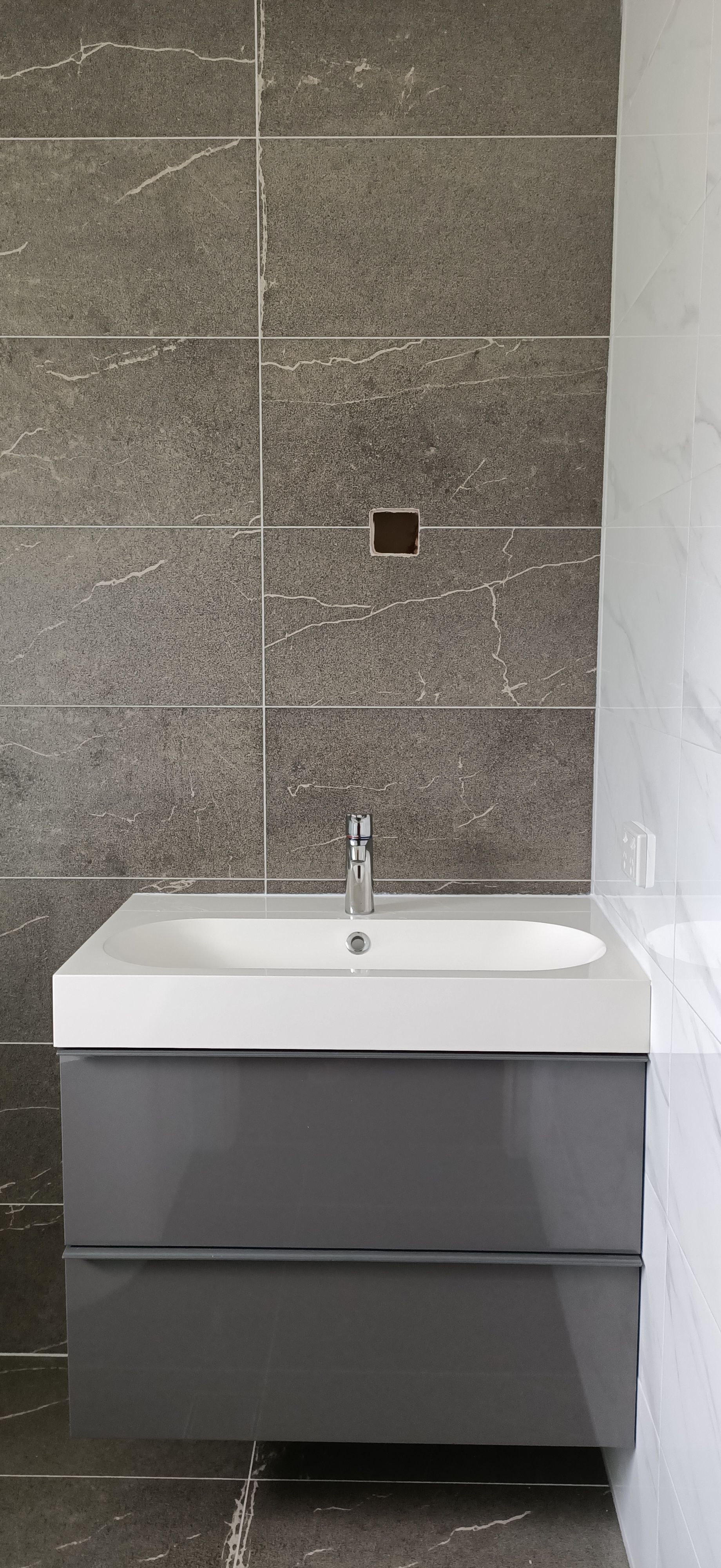 How to install bathroom wall mirror Bunnings community