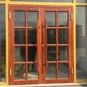 Older varnished doors
