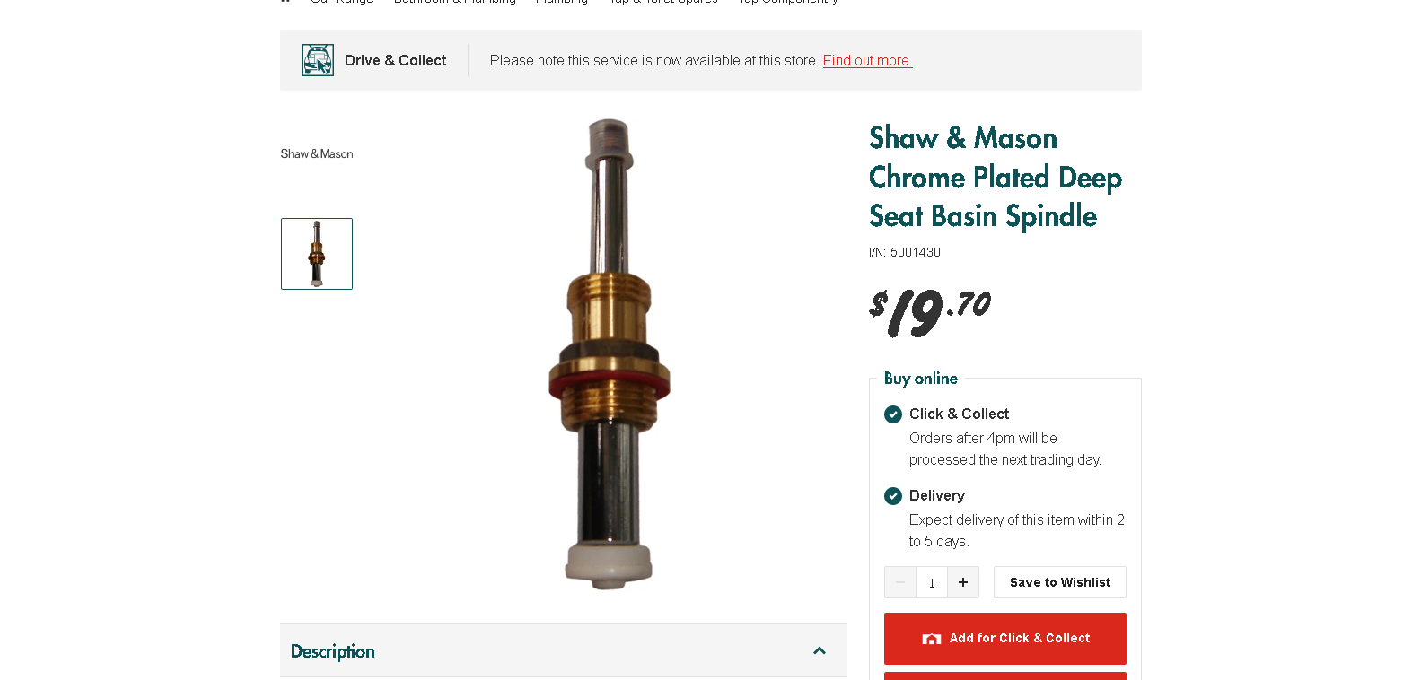 New tap spindle too short Bunnings community