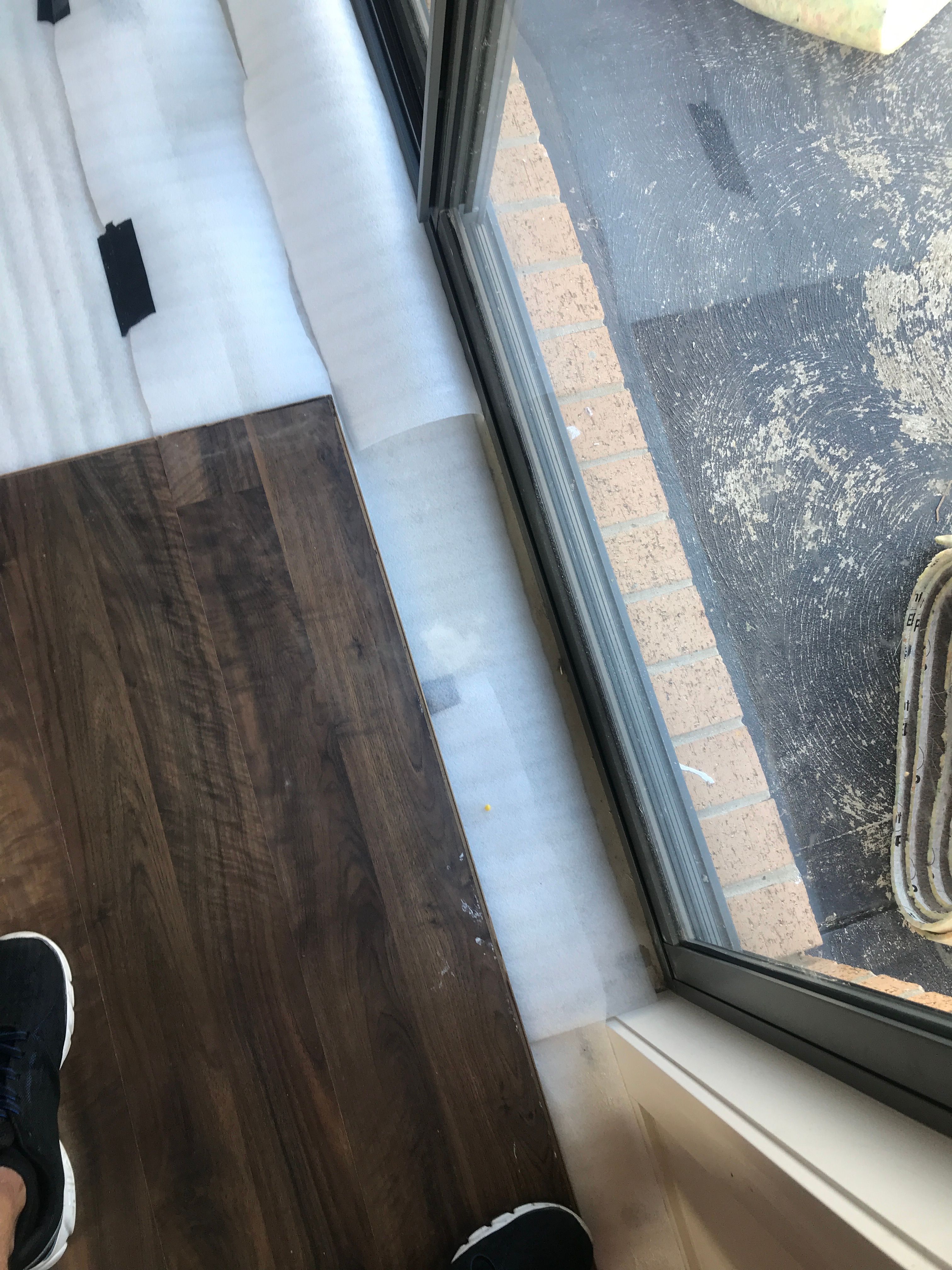 Finishing edges of laminated floor board... Bunnings community