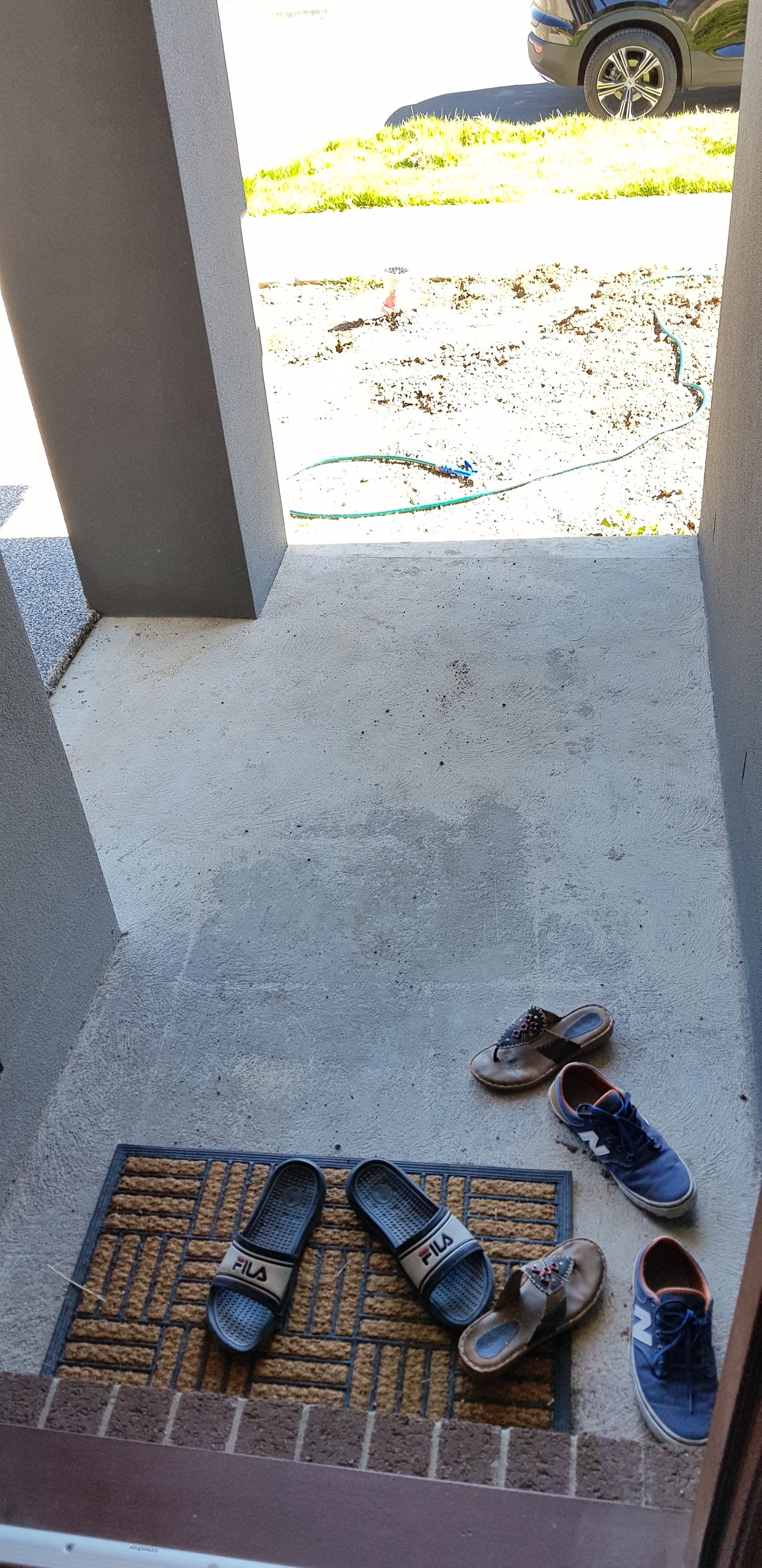 Front porch decking over concrete Bunnings community