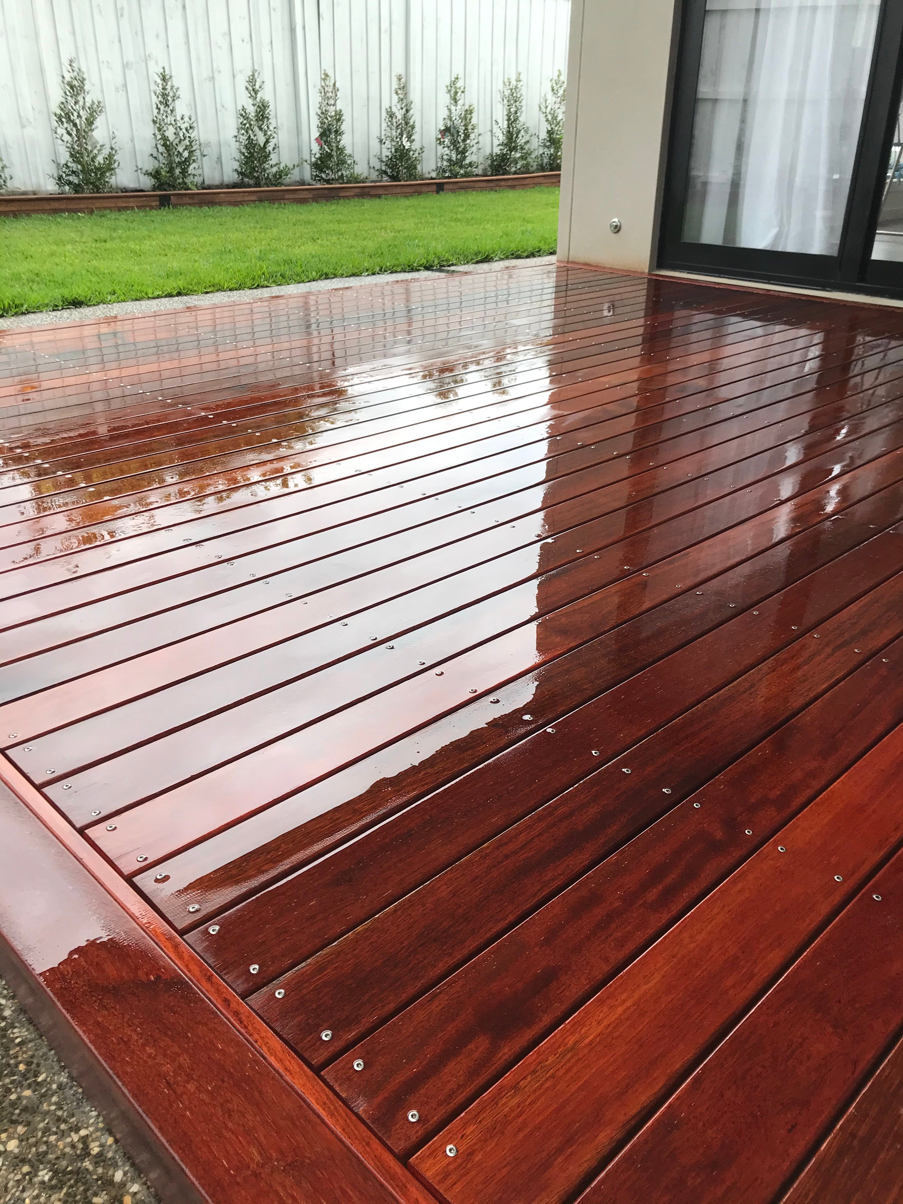 Low level deck on concrete slab Bunnings community