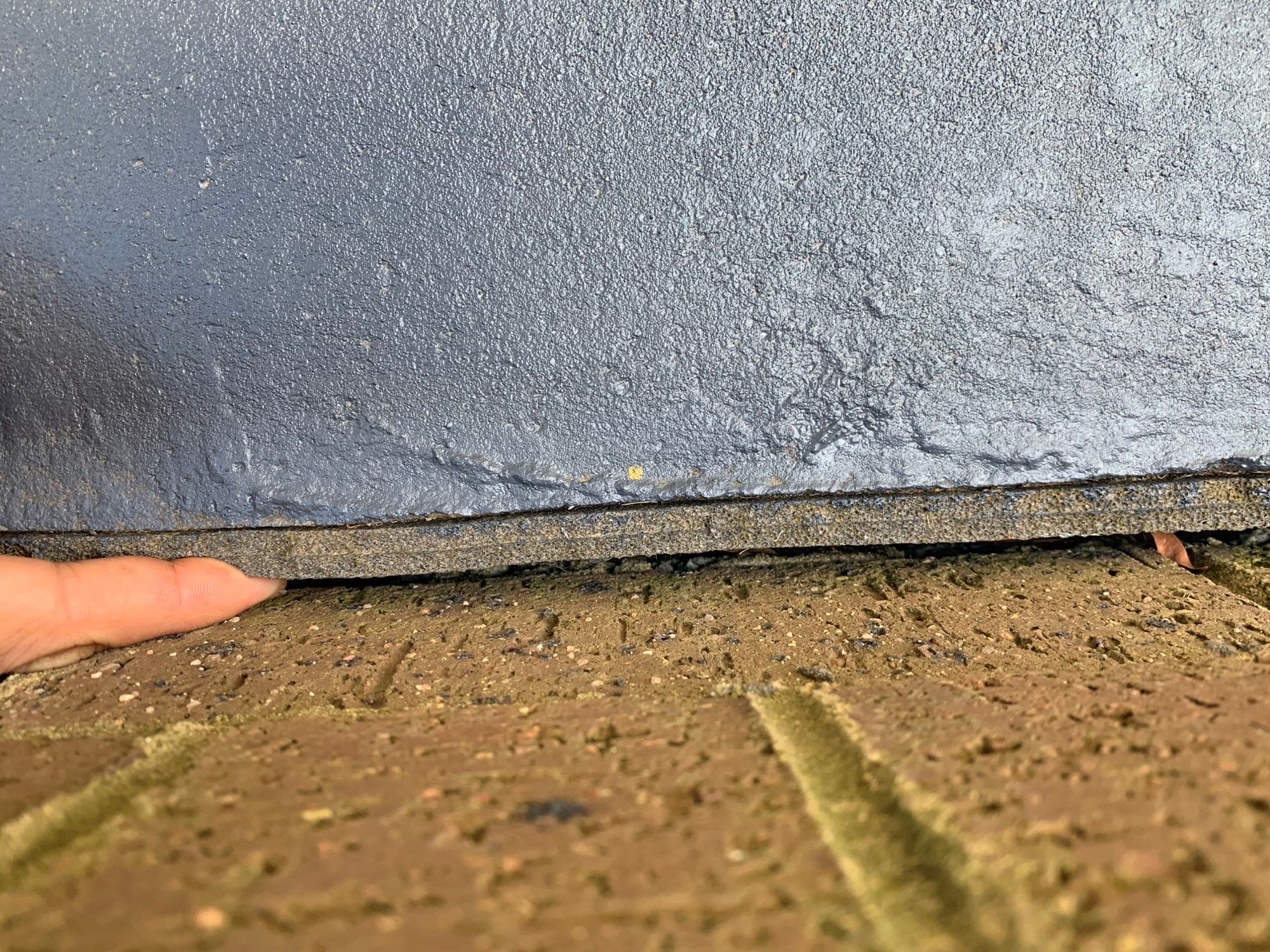 How to fill gap between house and concre... Bunnings community