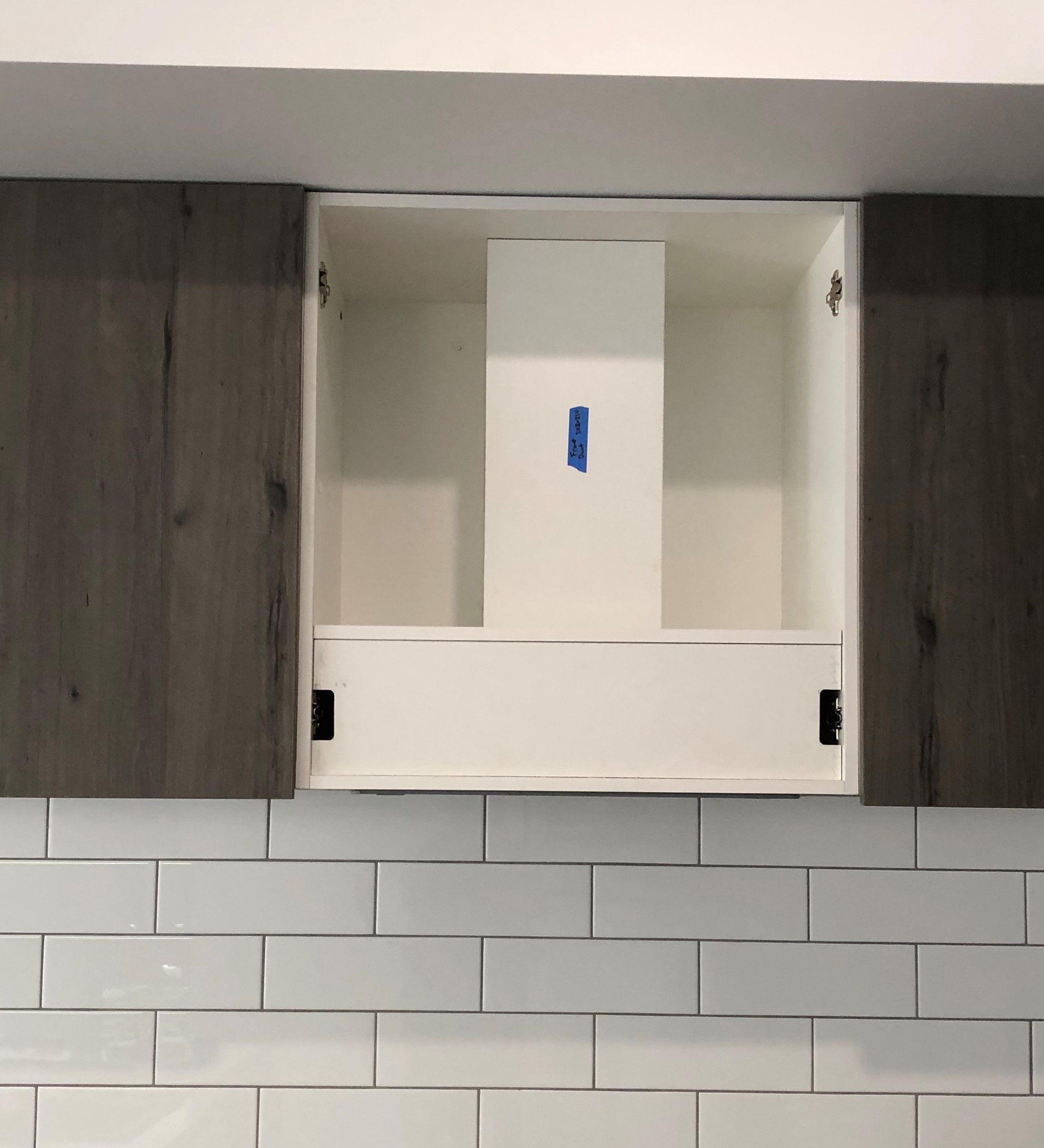 Shelves and duct cover for rangehood cup... Bunnings community