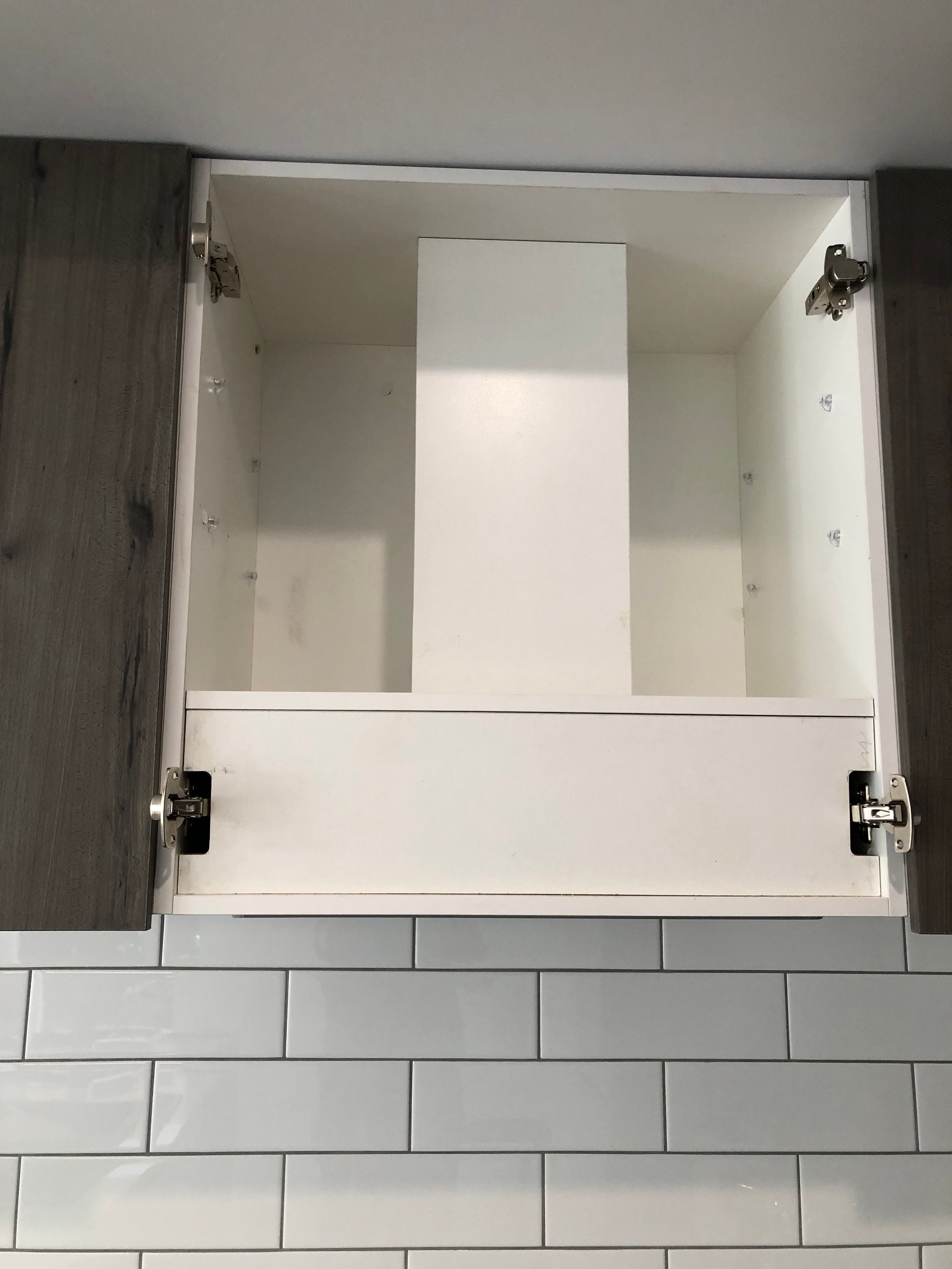 Shelves and duct cover for rangehood cup... Bunnings community