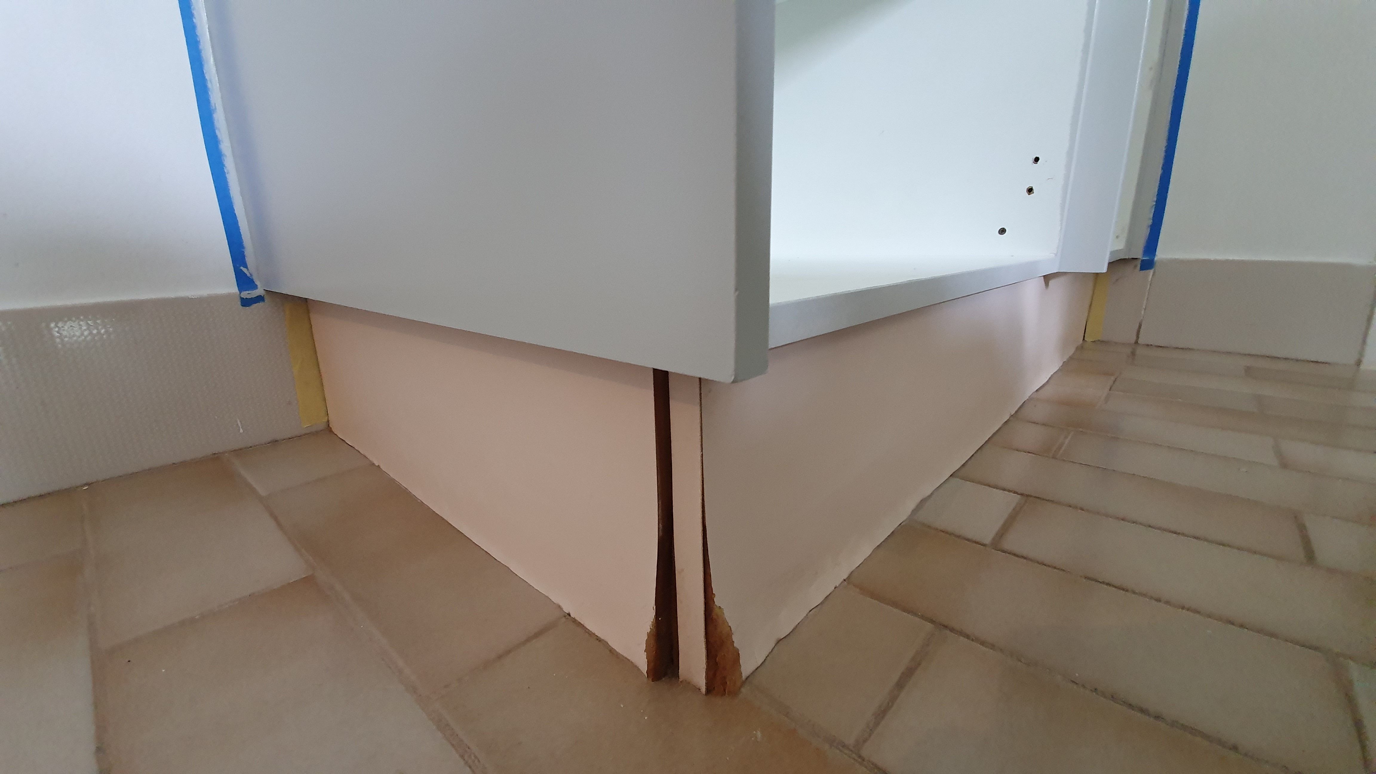 How to go about replacing damaged kickbo... Bunnings community