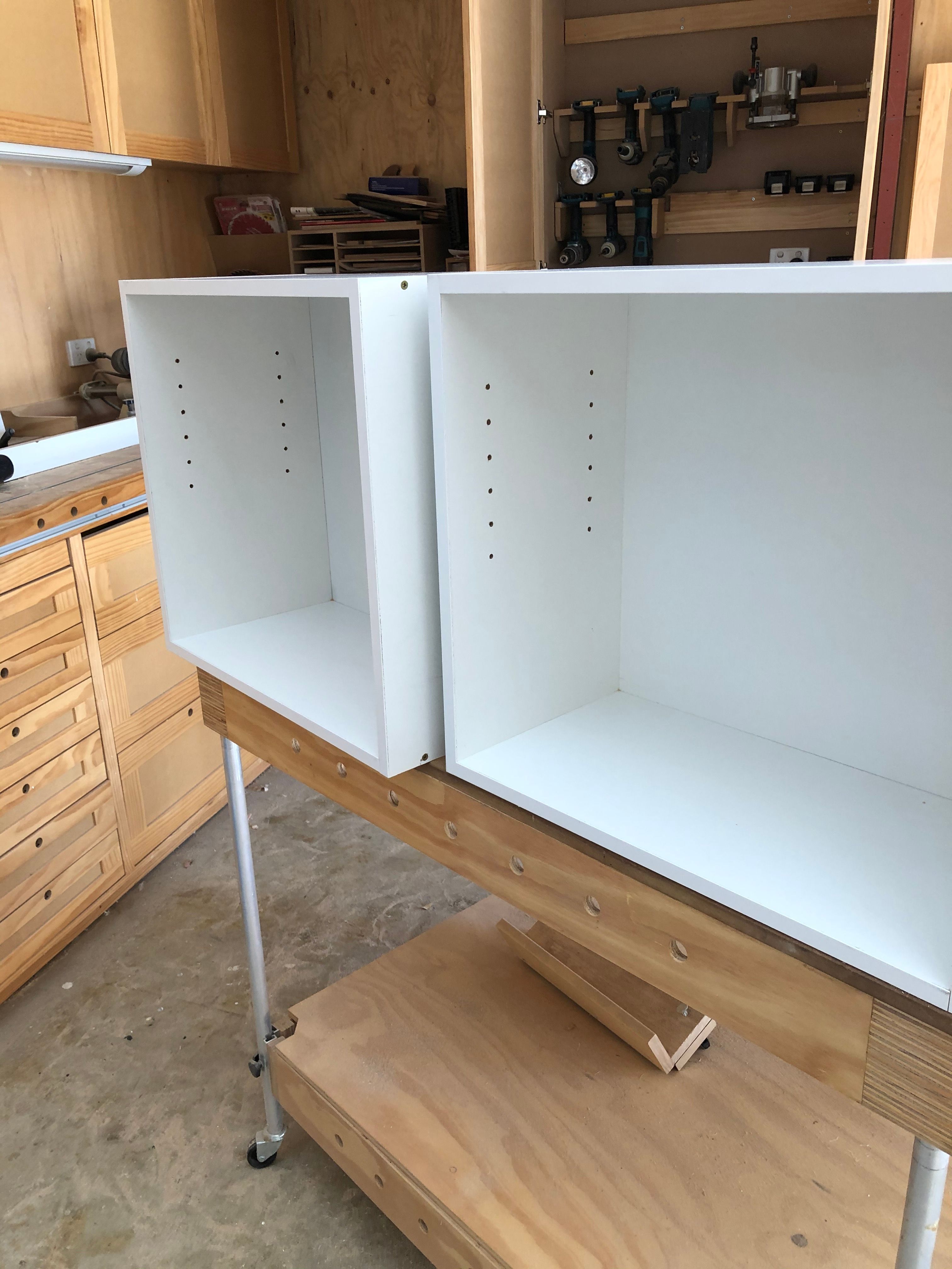 Overhead laundry cupboards Bunnings community