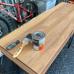 8.1 Varnish the desk body.jpg