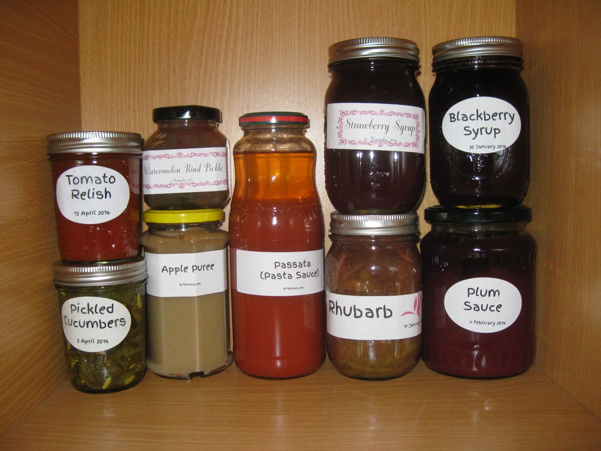 Canned Fruit and Vegetables