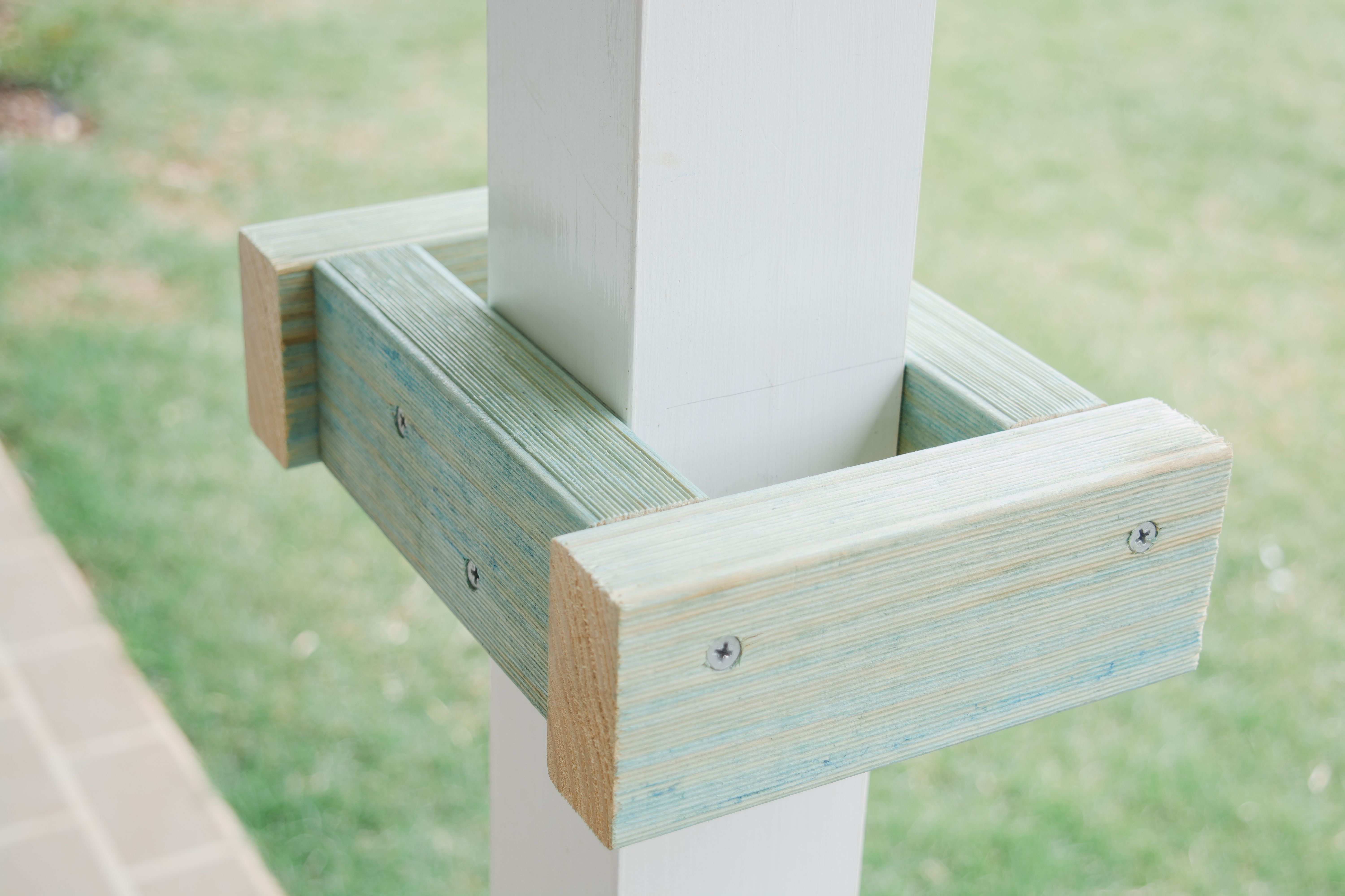 Hamptons verandah posts Bunnings community