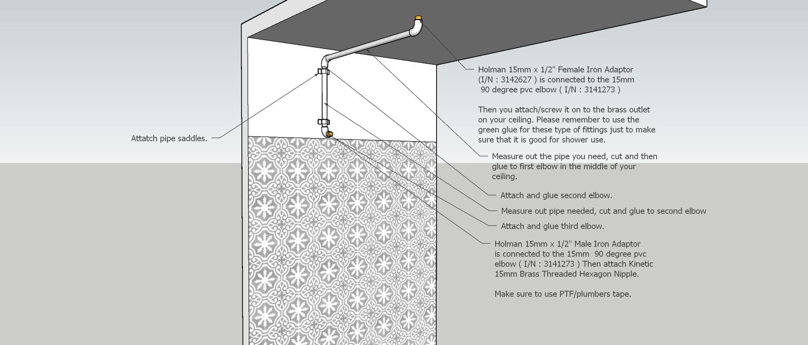 Rain Shower convert to hand held Shower Bunnings community