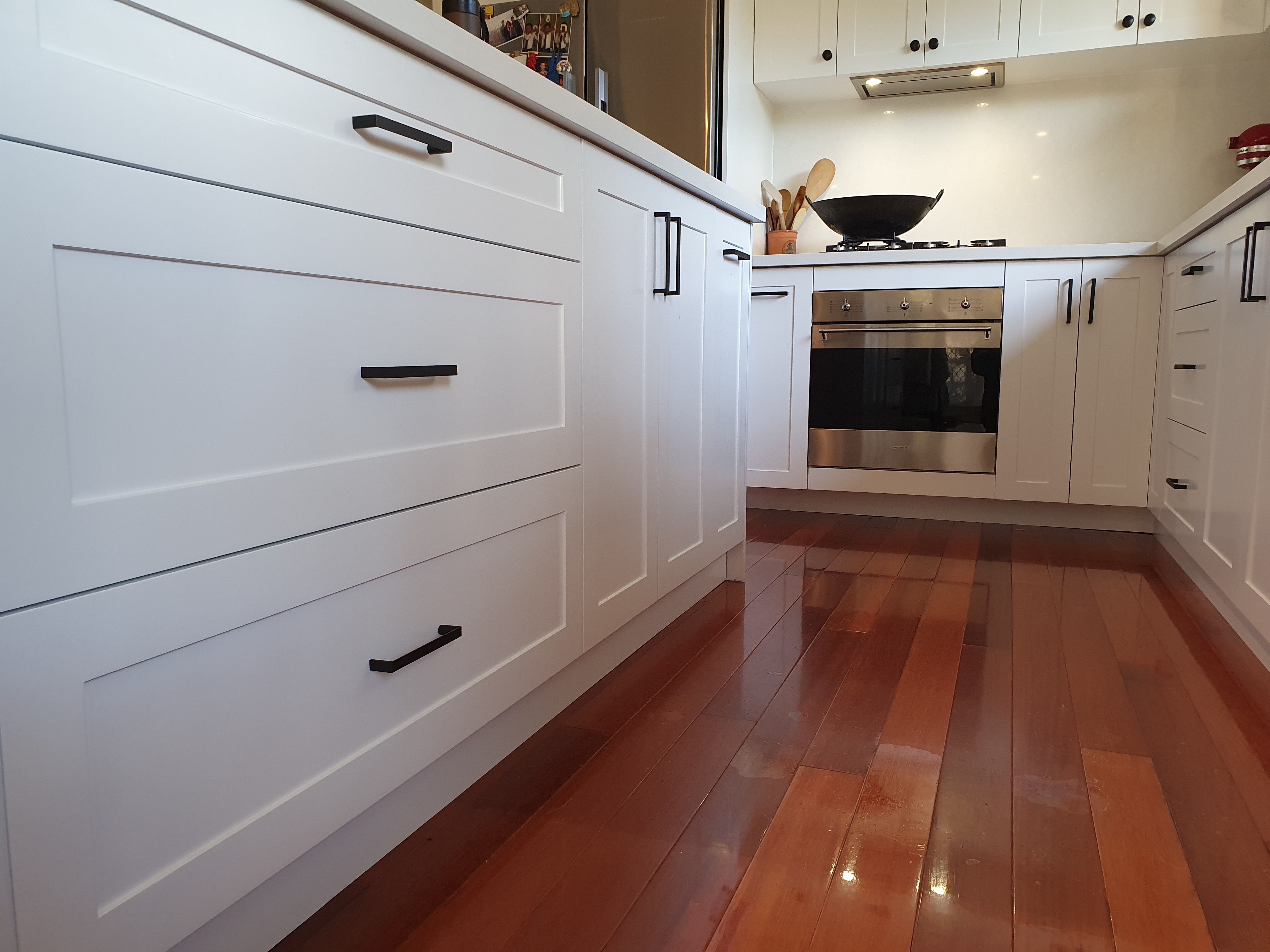 Hamptons kitchen renovation project Bunnings community