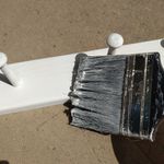 2.2 Whitewashing the coat rack..jpg