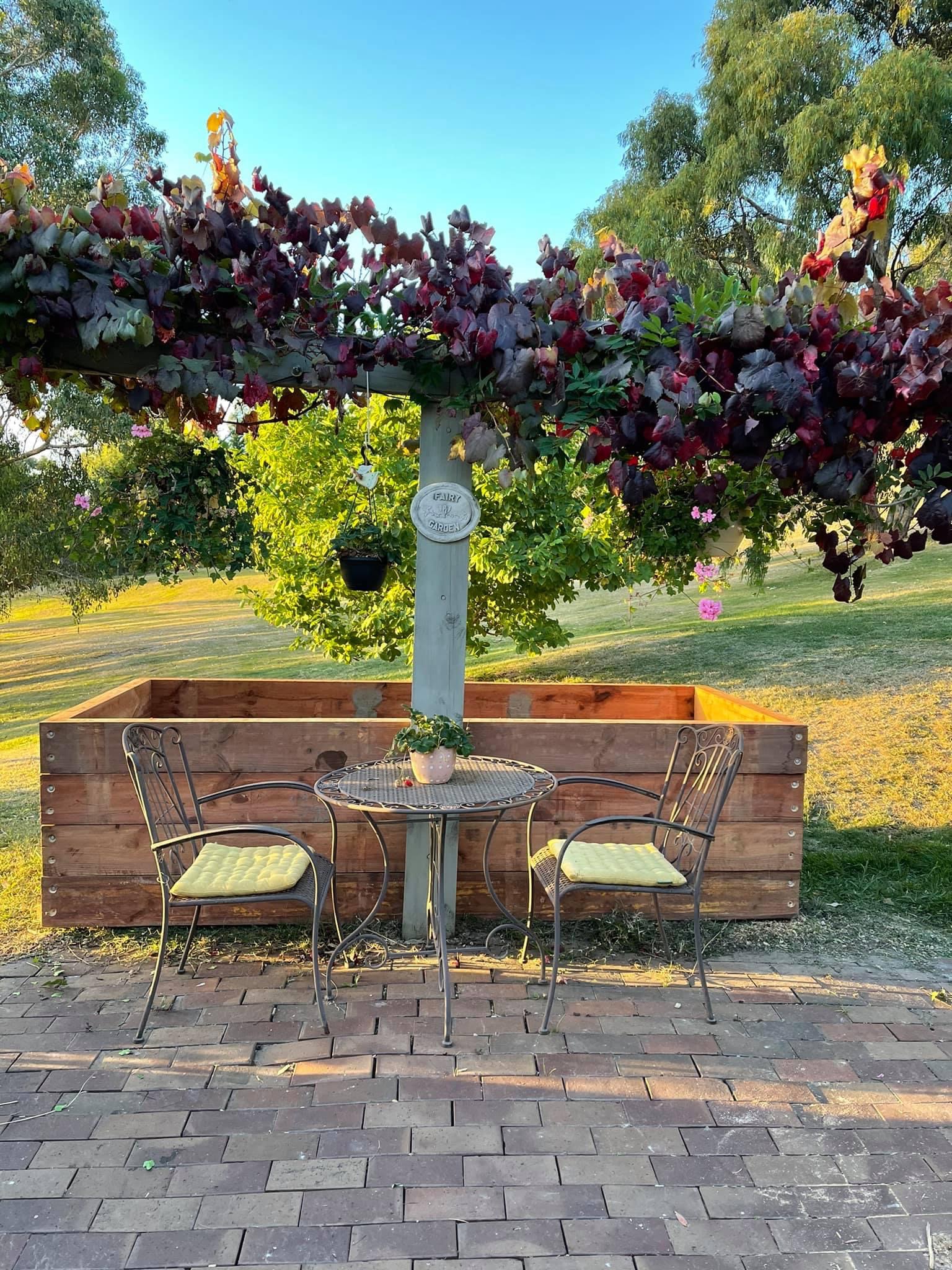 Raised garden bed using pine sleepers Bunnings community