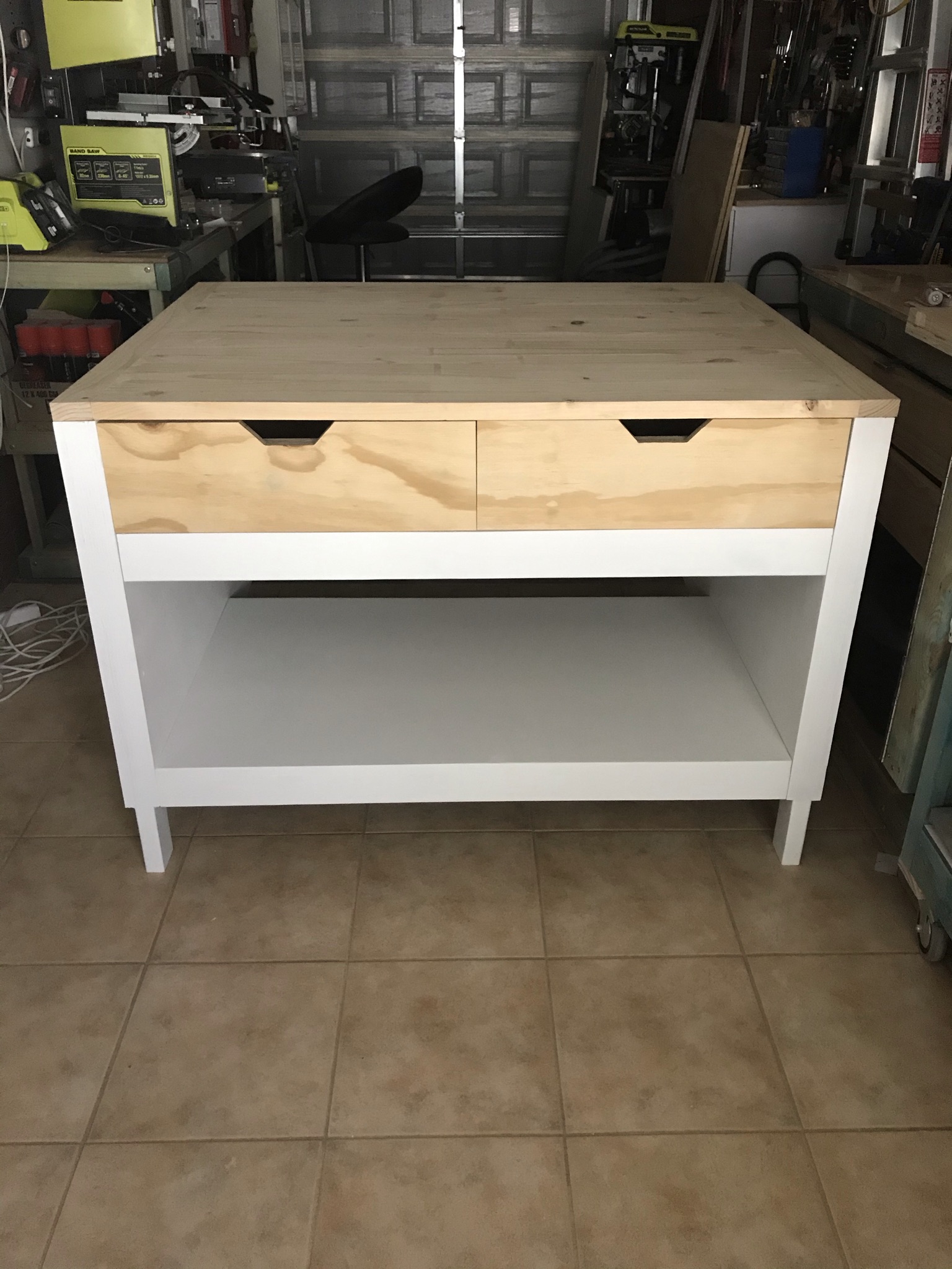 Island bench for my son's apartment Bunnings community