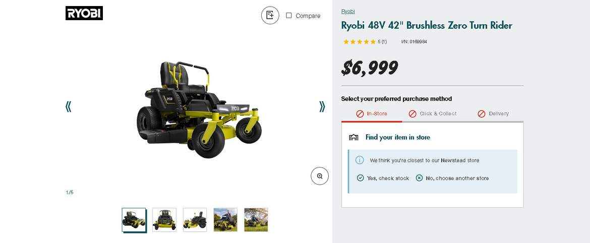 Keep on mowin! Easy Rider!