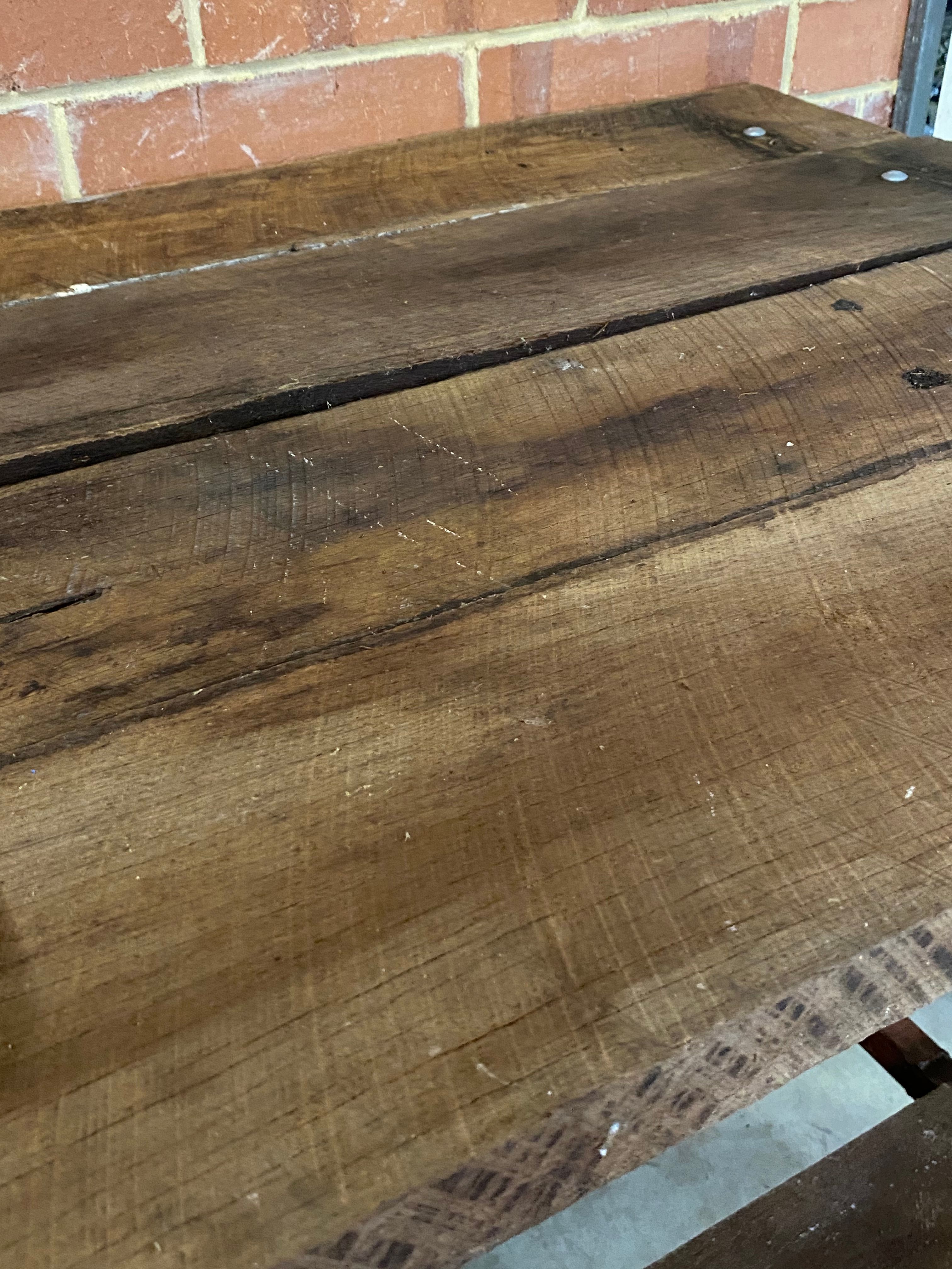 How to rejuvenate an old Jarrah workbenc... Bunnings community