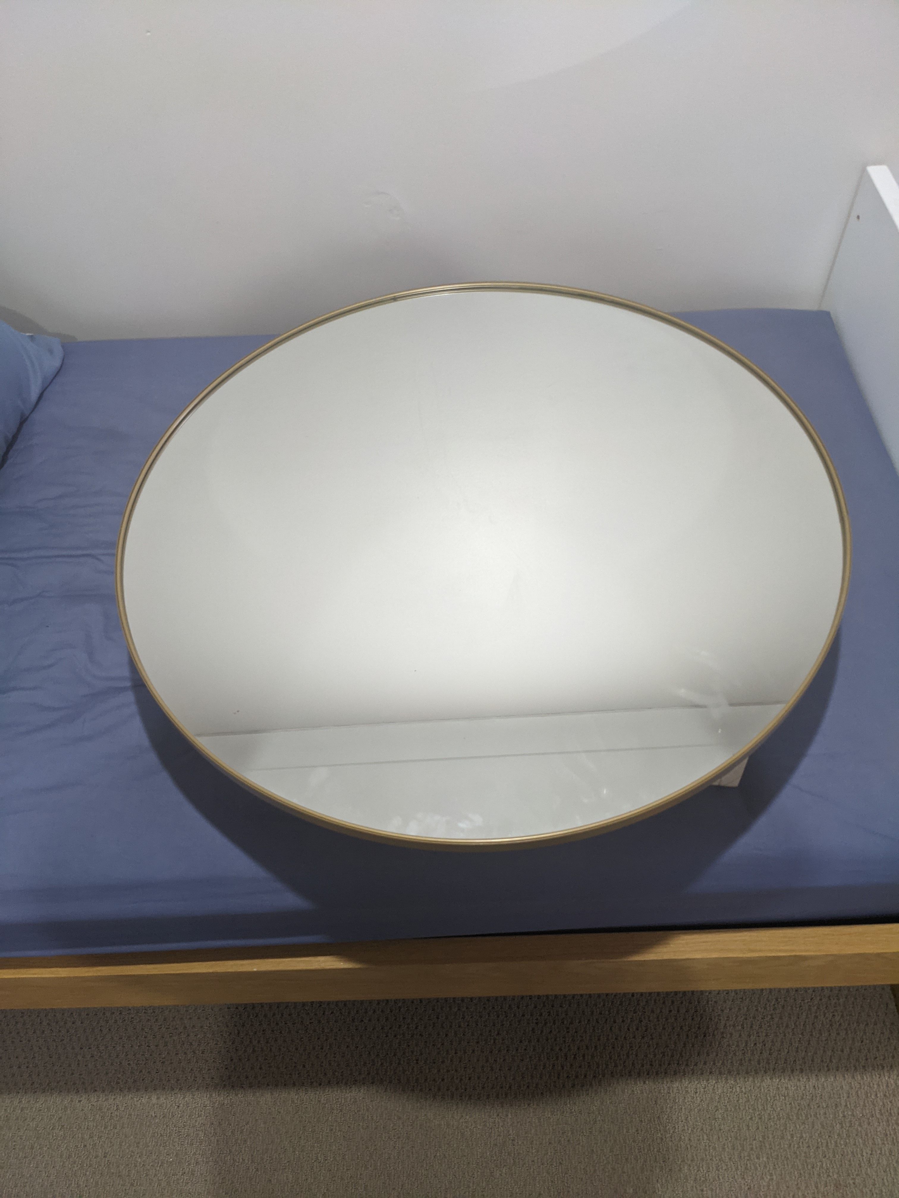 How to hang mirror storage on wall witho... Bunnings community