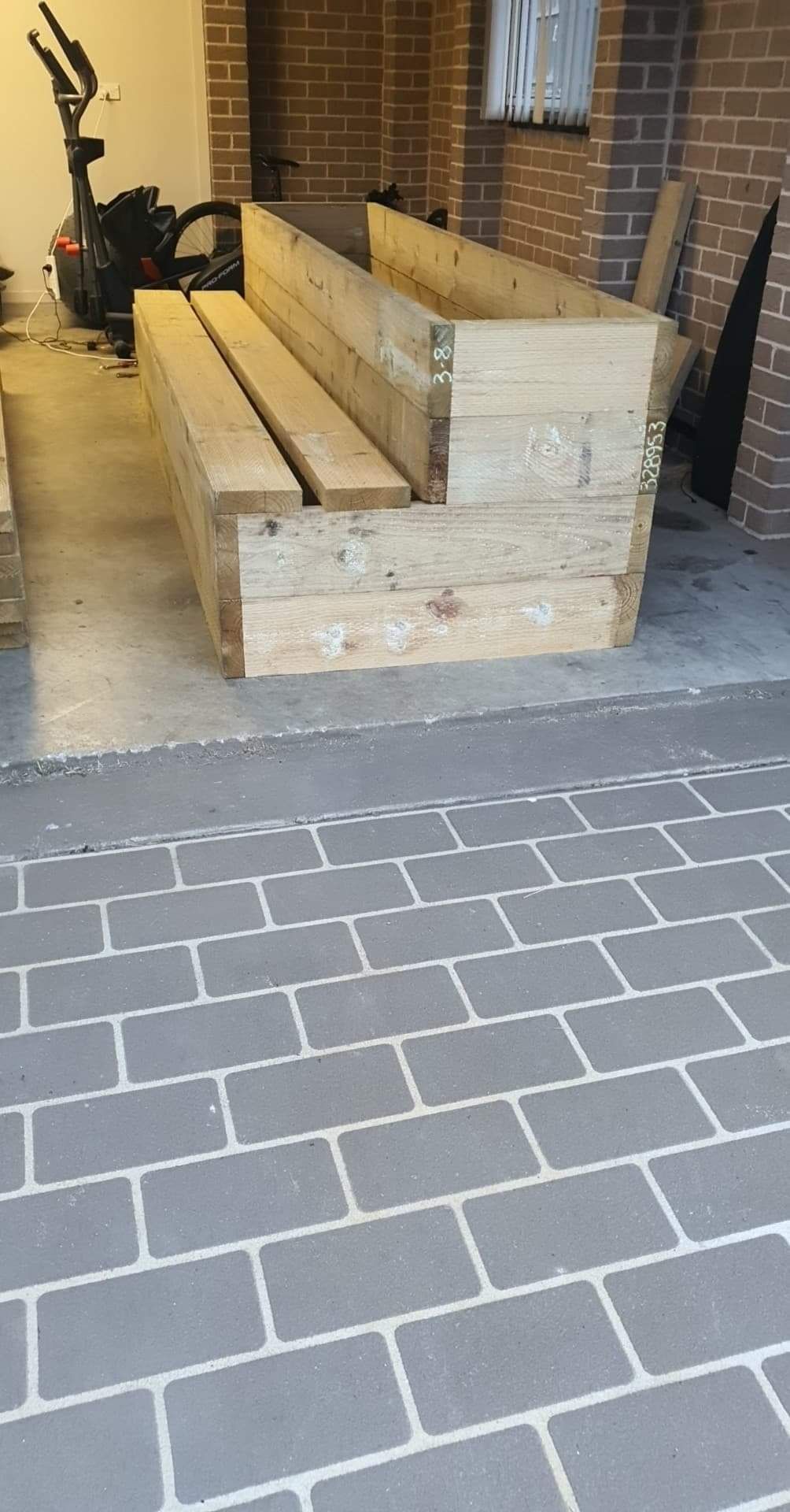 Fire pit entertaining area with seating Bunnings community