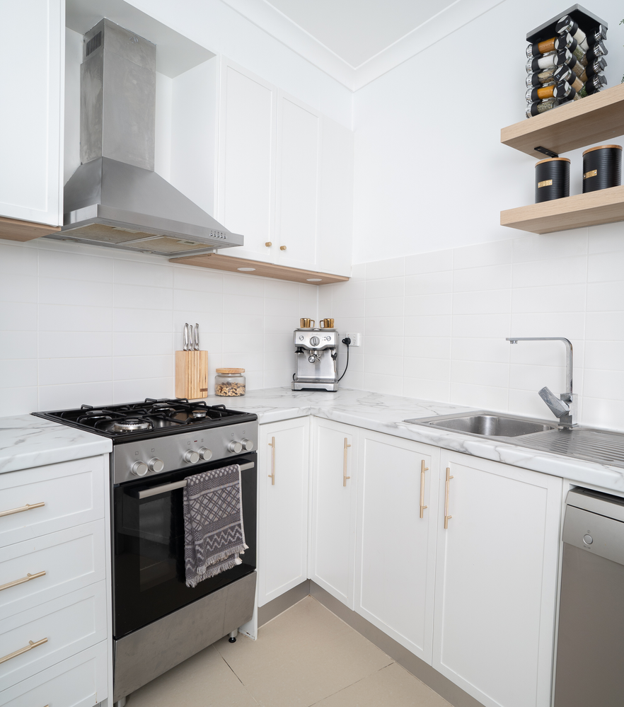 Rufaro's kitchen now feels bigger and brighter.