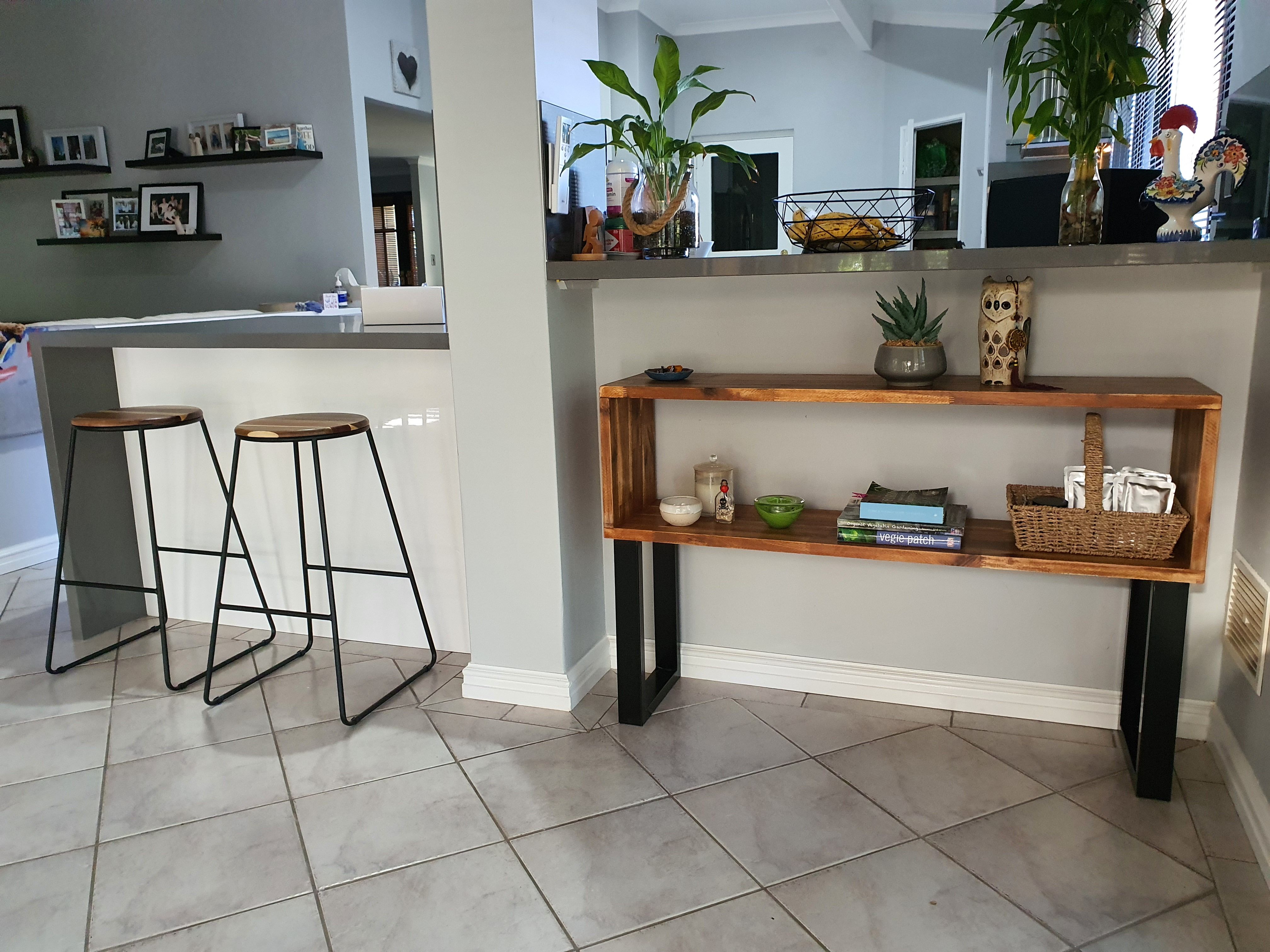Acacia console table Bunnings community