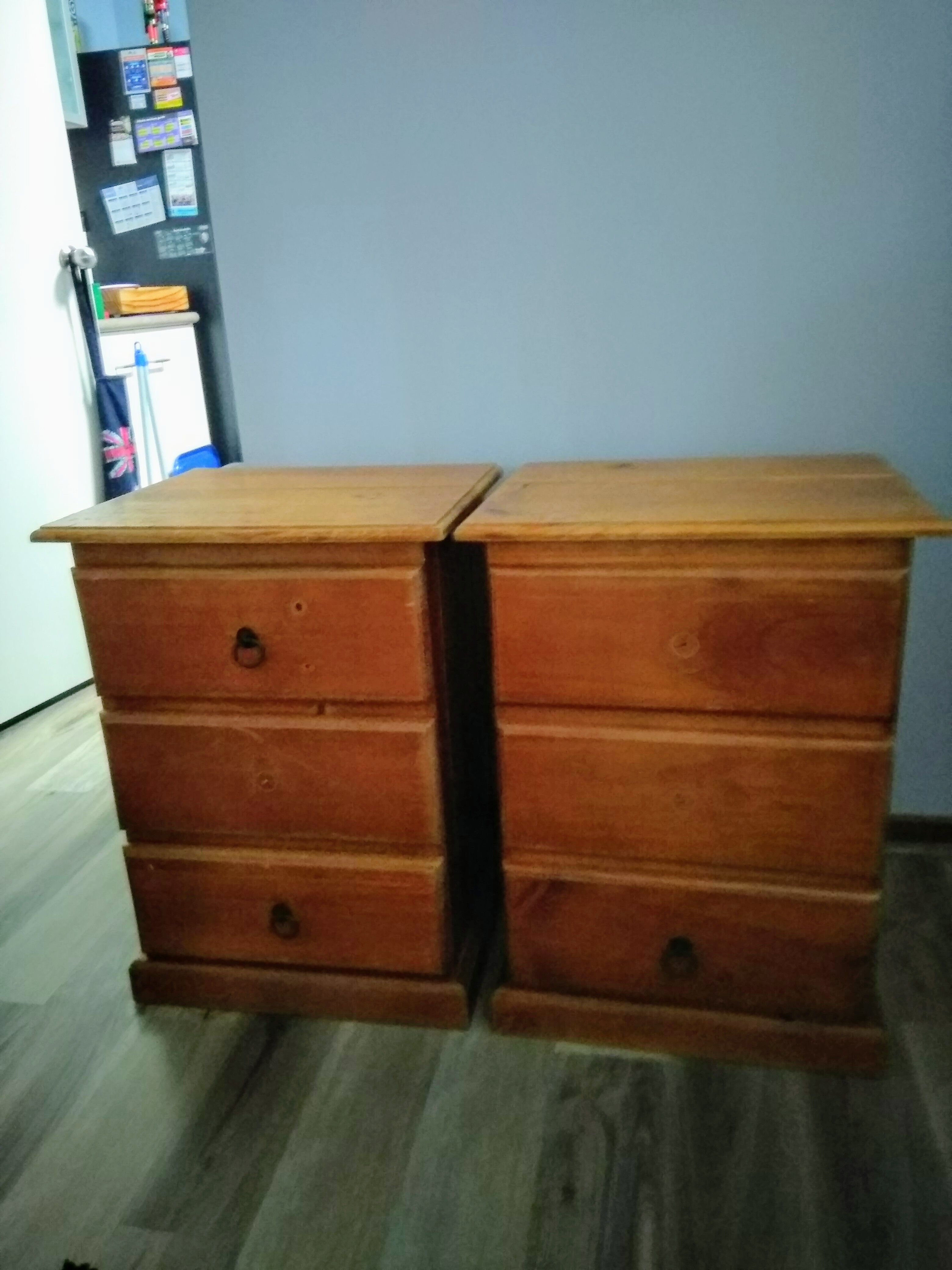 Upcycled bedside tables Bunnings community