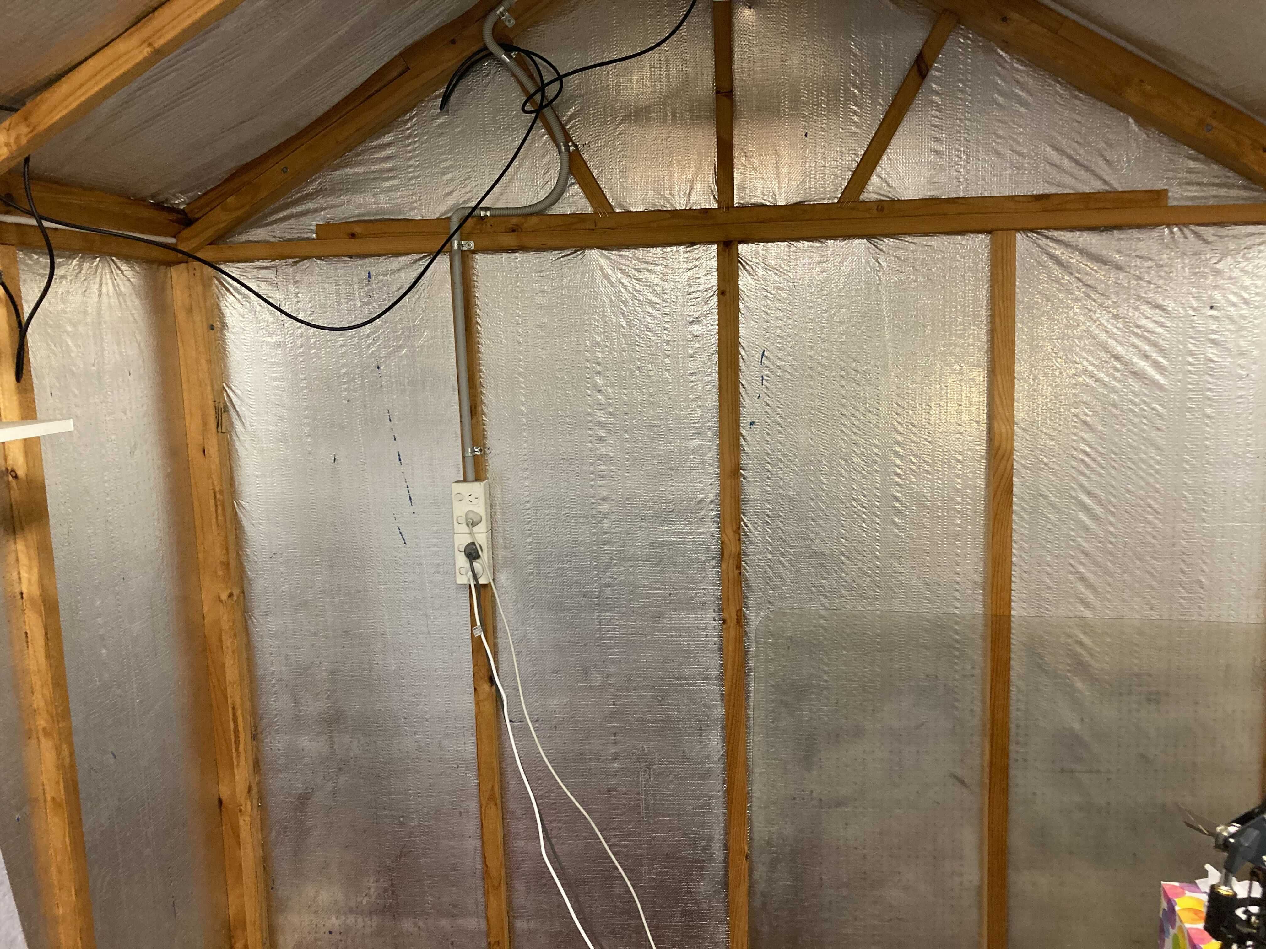 Insulating a prebuilt shed that already... Bunnings community