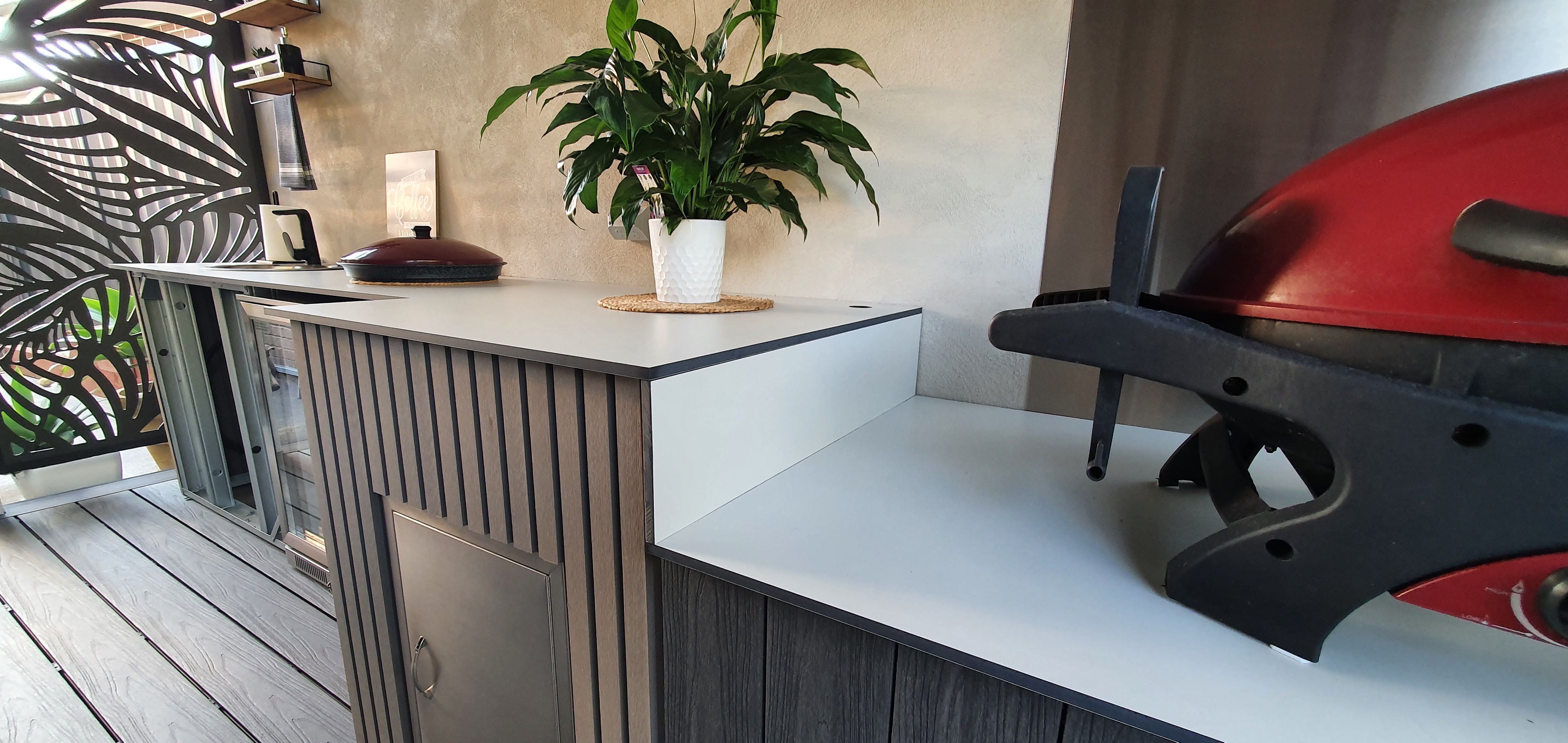 Alfresco extension with outdoor kitchen Bunnings community