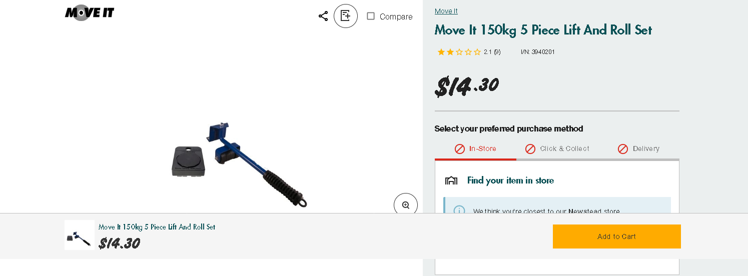 How to hire a moving trolley? Bunnings community