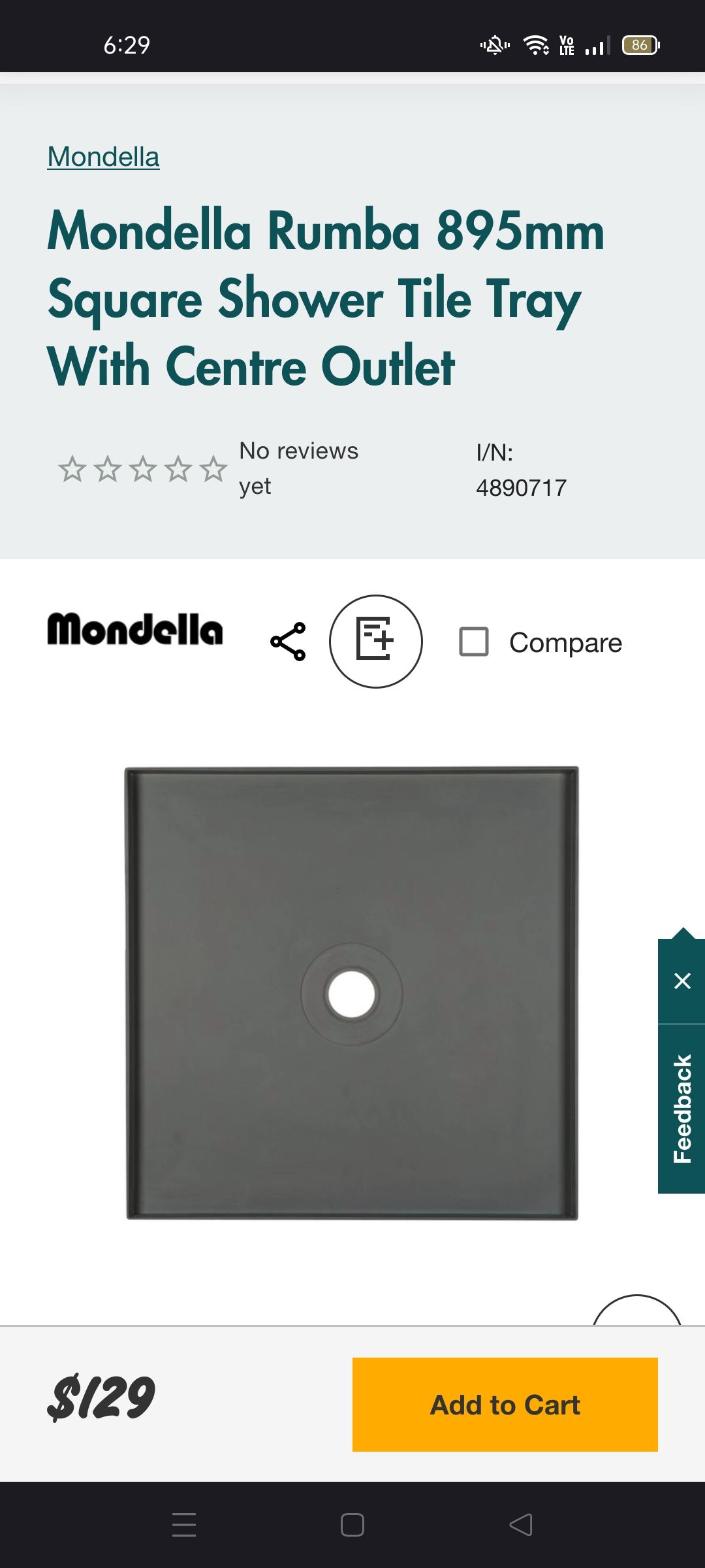 Solved Preparing a shower floor for a shower ba... Bunnings