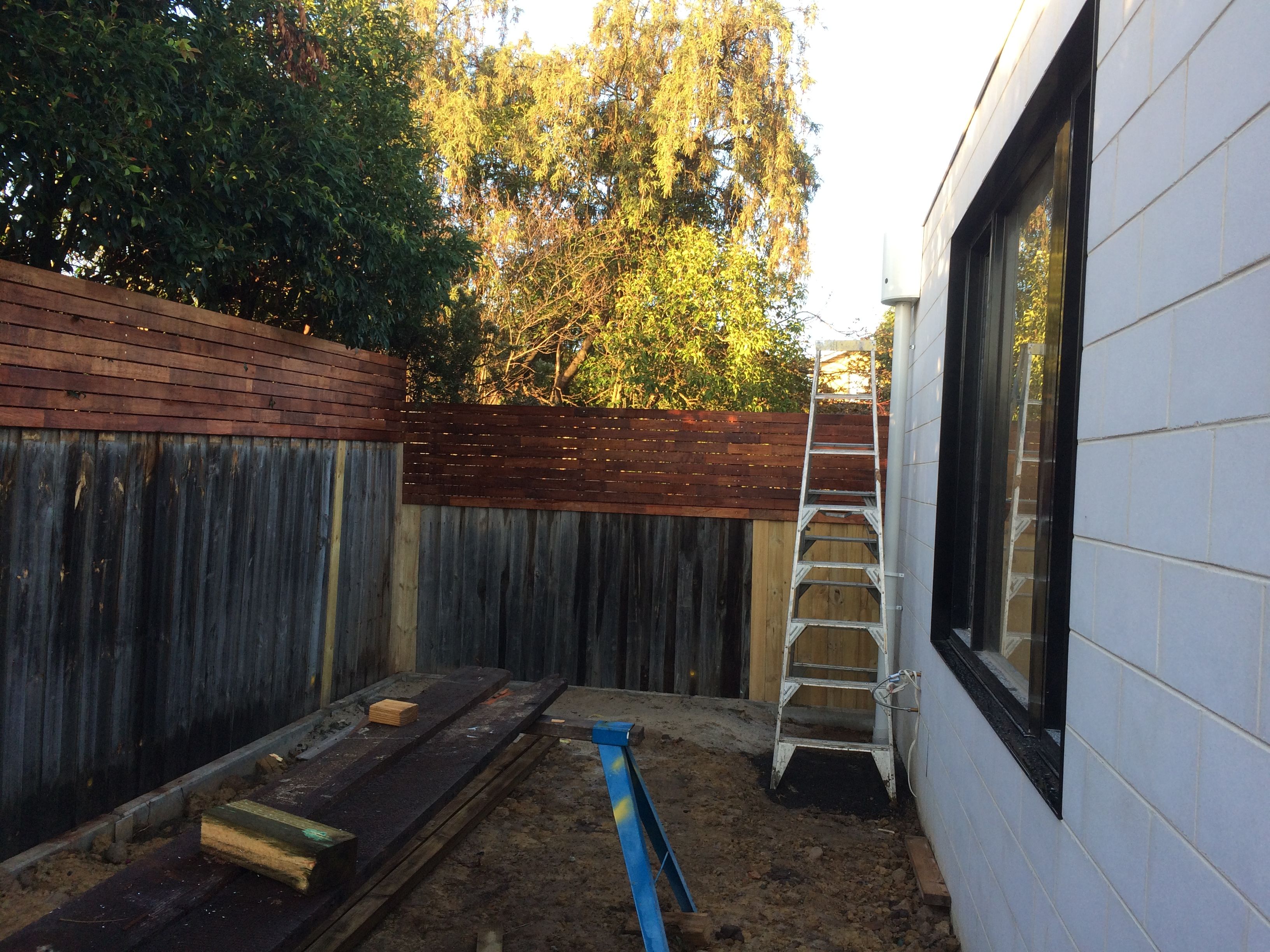 Fence rejuvenation by spray painting Bunnings community