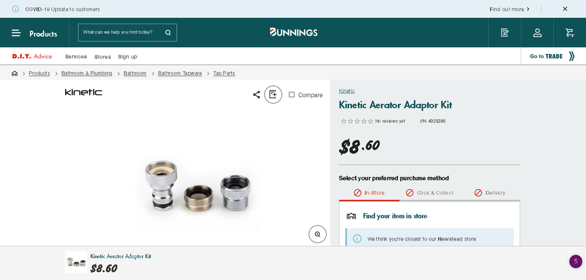 Order this at the special orders desk to be sure one is put aside for you!