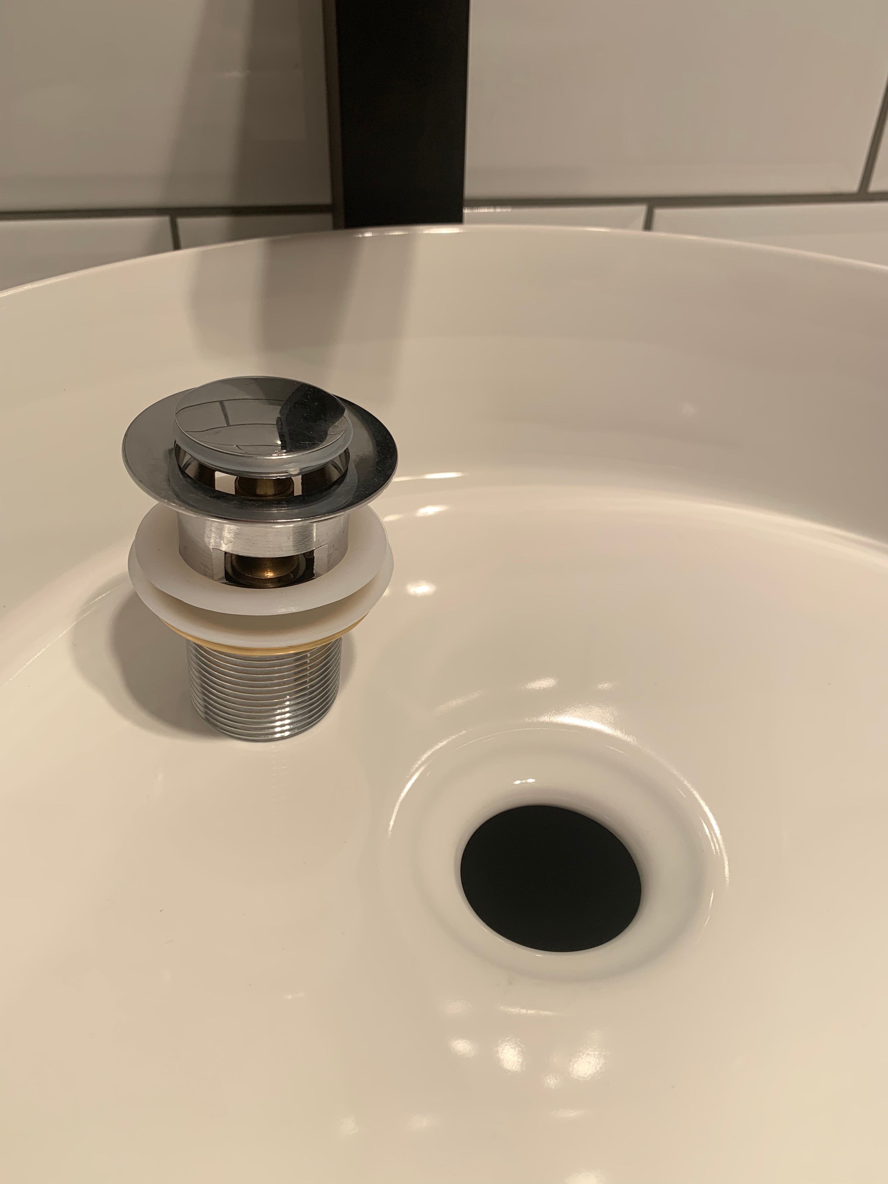 How to install Cibo vessel basin plug? Bunnings community