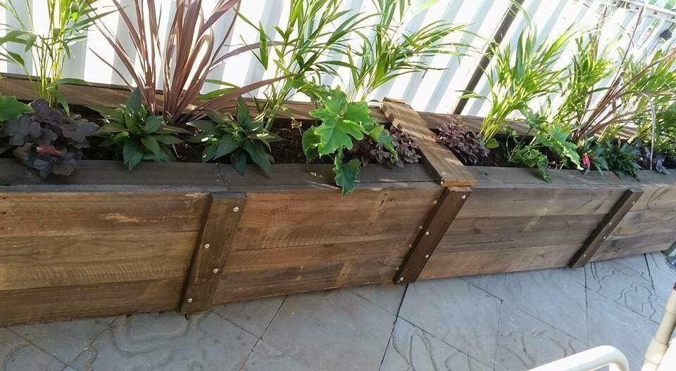 Pallet planter box Bunnings community
