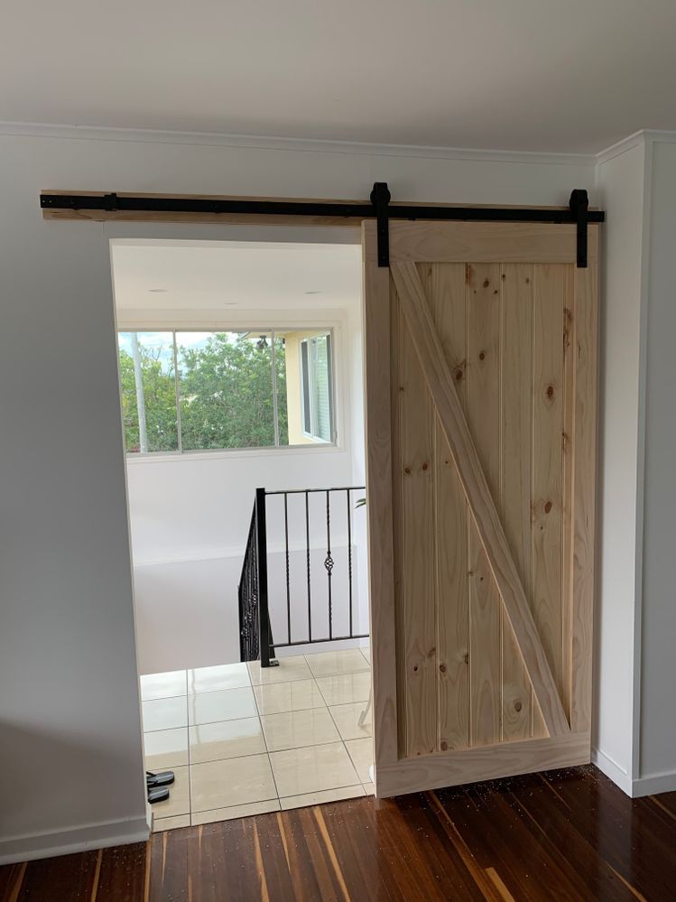Handmade barn doors Bunnings community