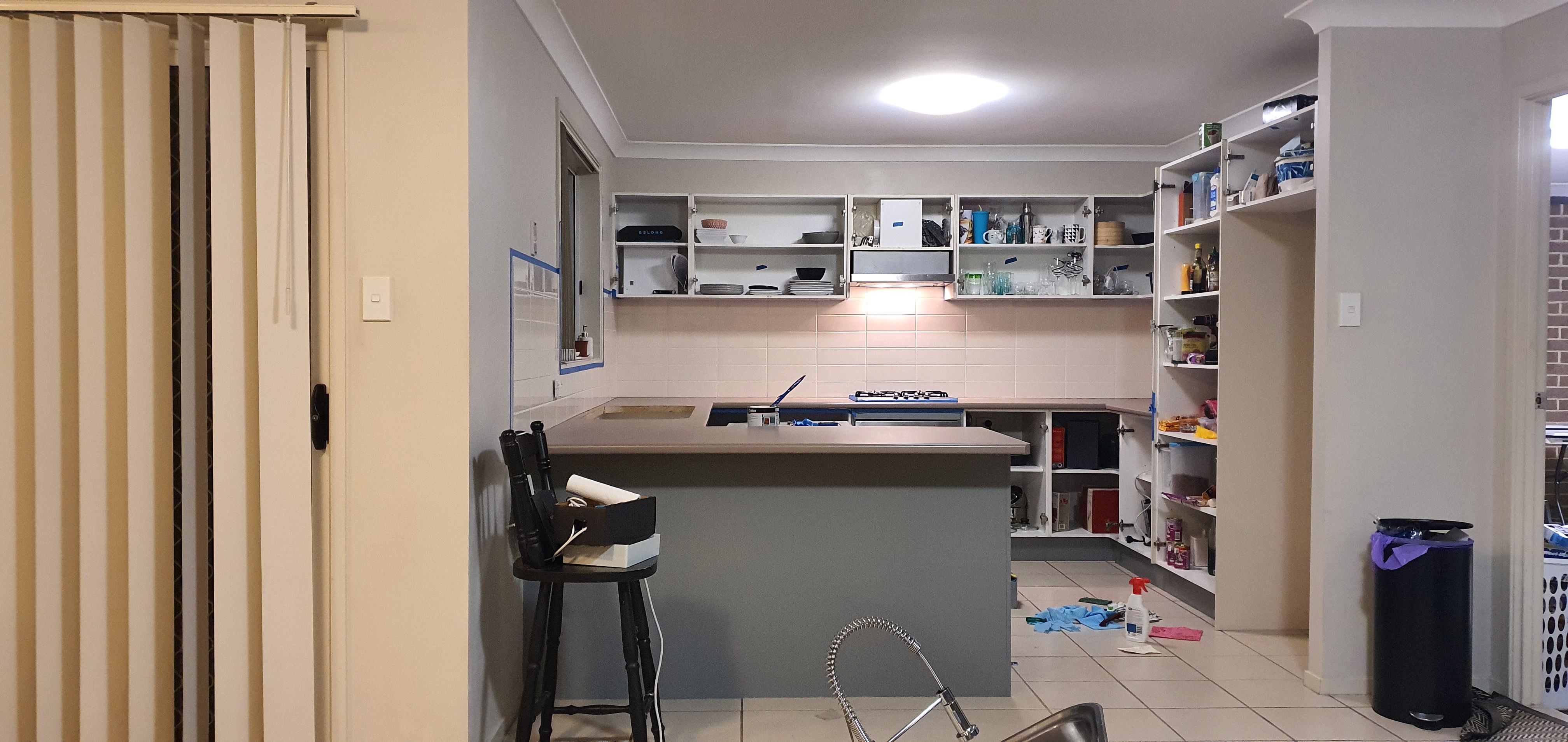Kitchen makeover using paint Bunnings community