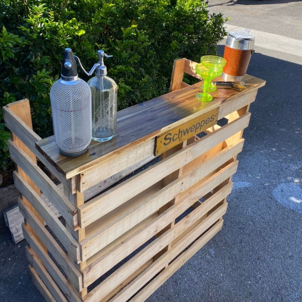 Pallet timber bar Bunnings community