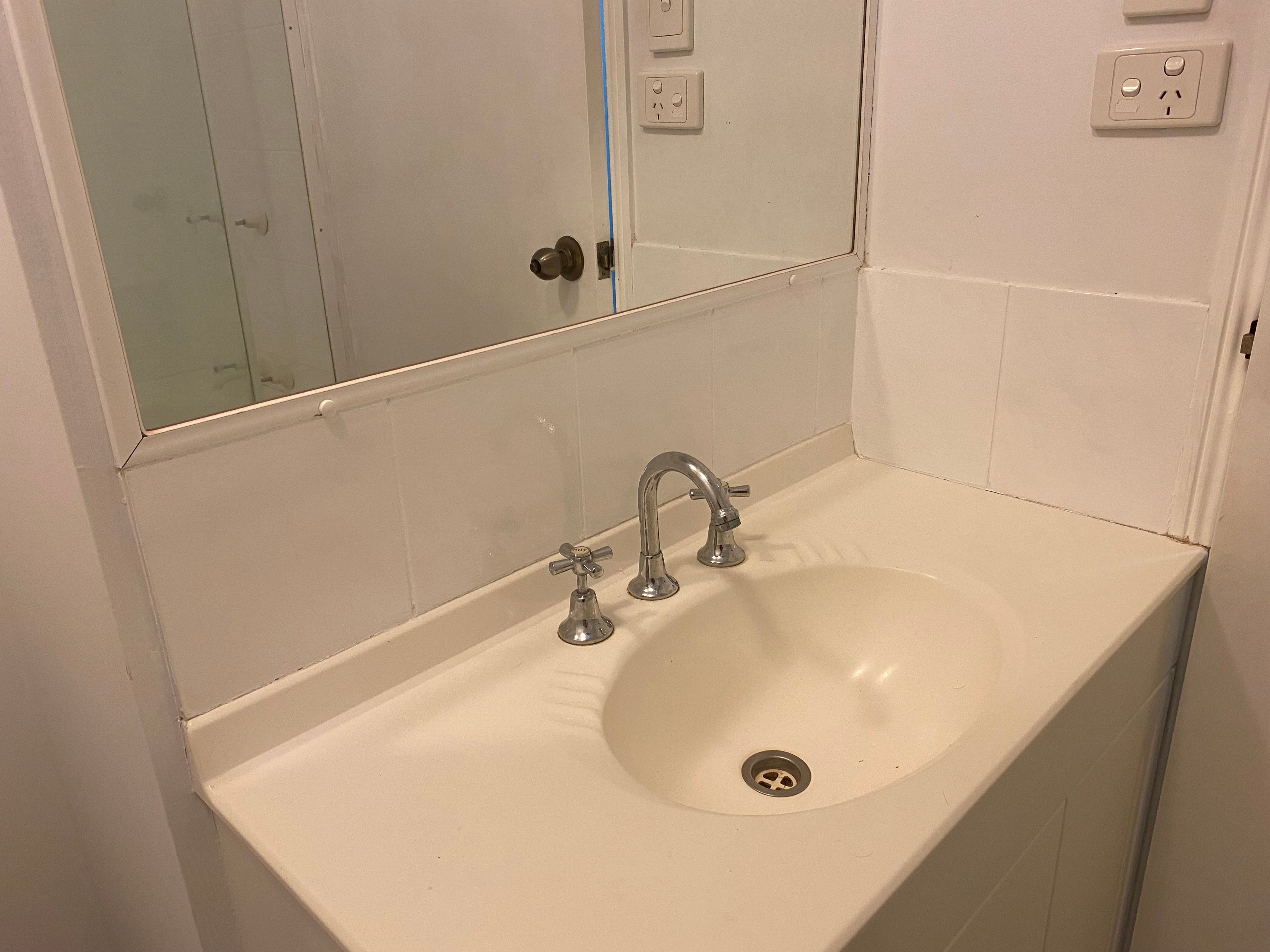 Painted bathroom tiles Bunnings community