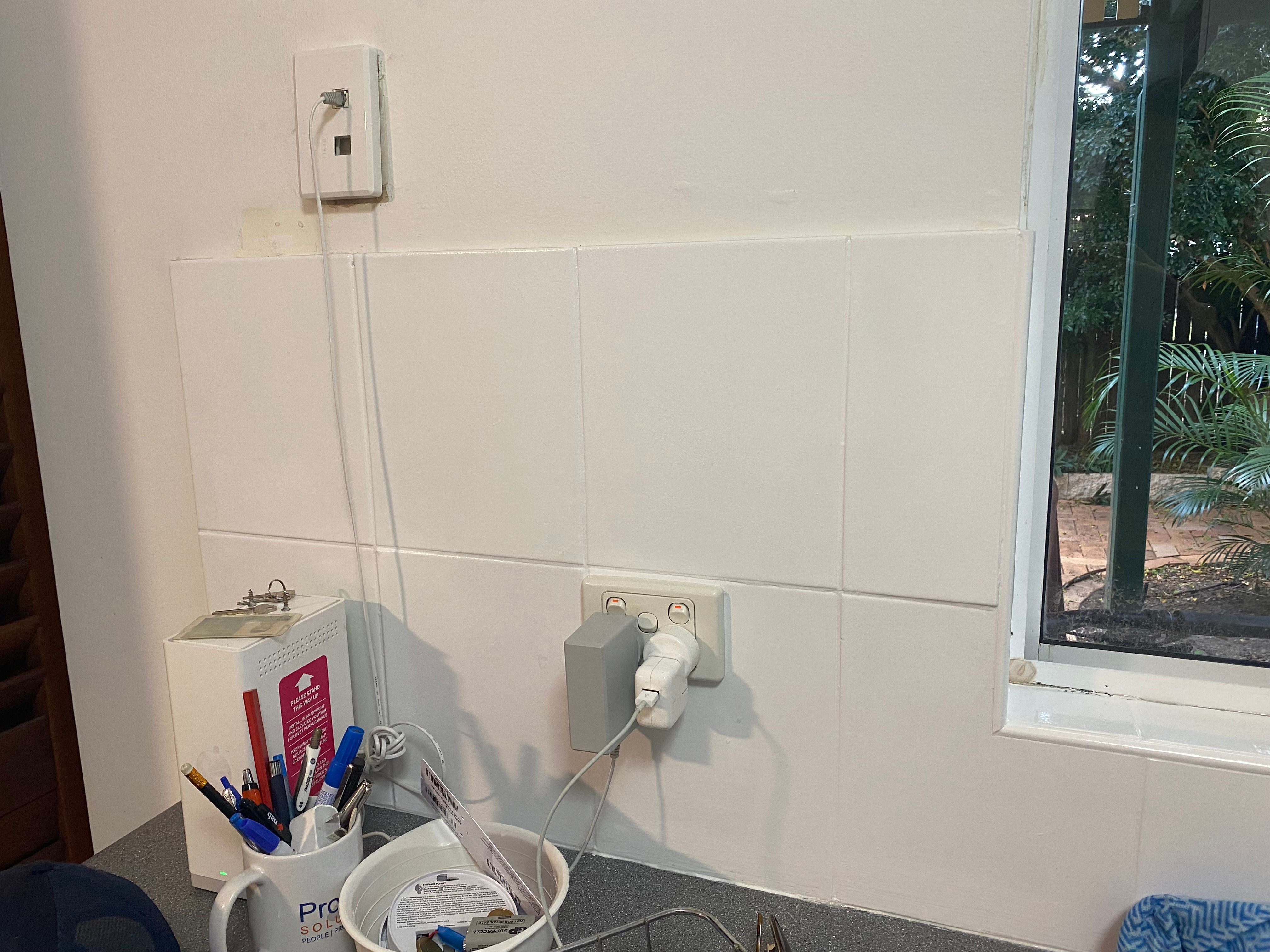 Painted bathroom tiles before and after | Bunnings Workshop community