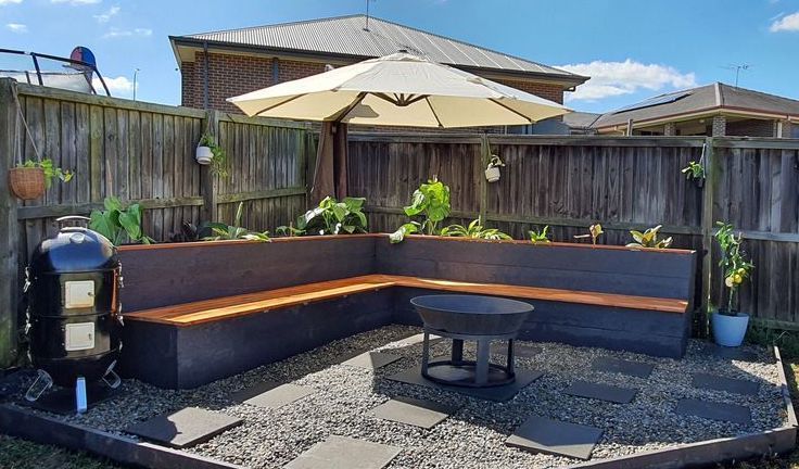 Fire Pit Entertaining Area With Seating, Outdoor Fire Pit Seating Australia